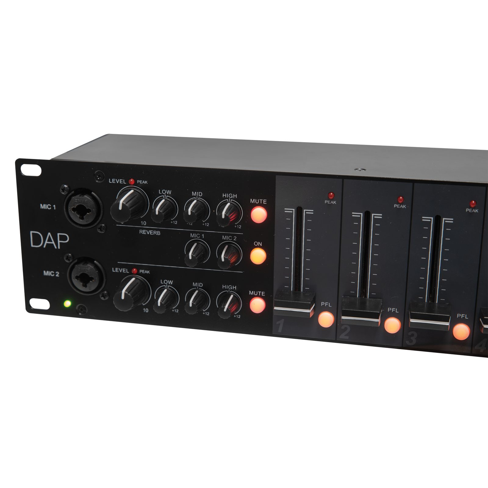 Mixer da installazione IMIX-6.2 7 canali 2 uscite master Bluetooth 5.0 - DAP D2354