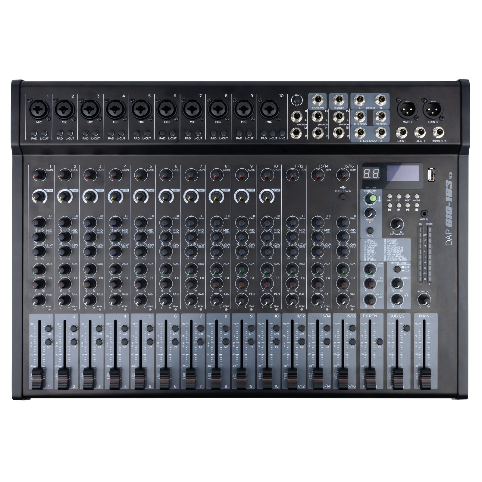 Mixer analogico 16 canali - DAP D2404