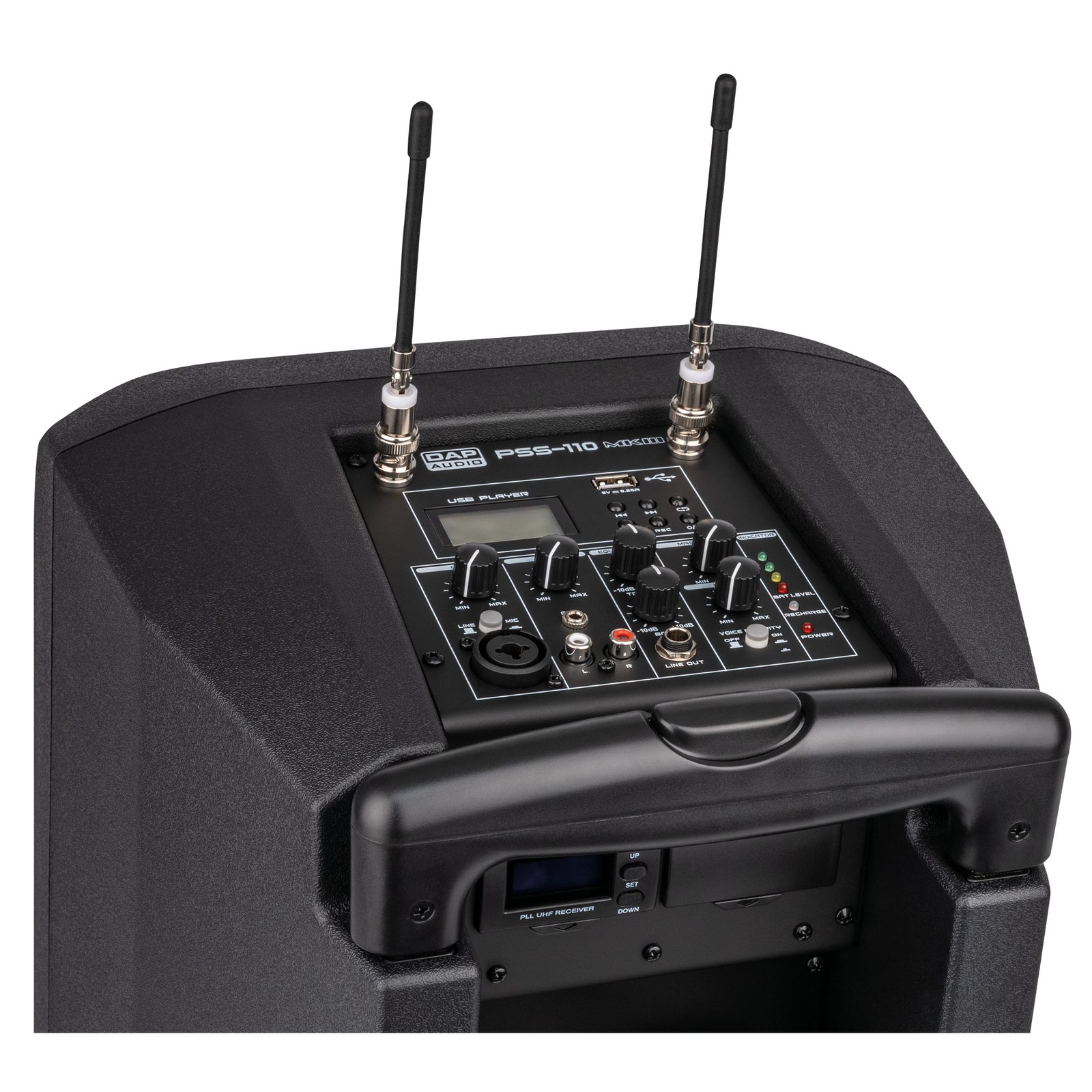 Diffusore a batteria 10" 400W picco con microfono wireless - DAP D2611