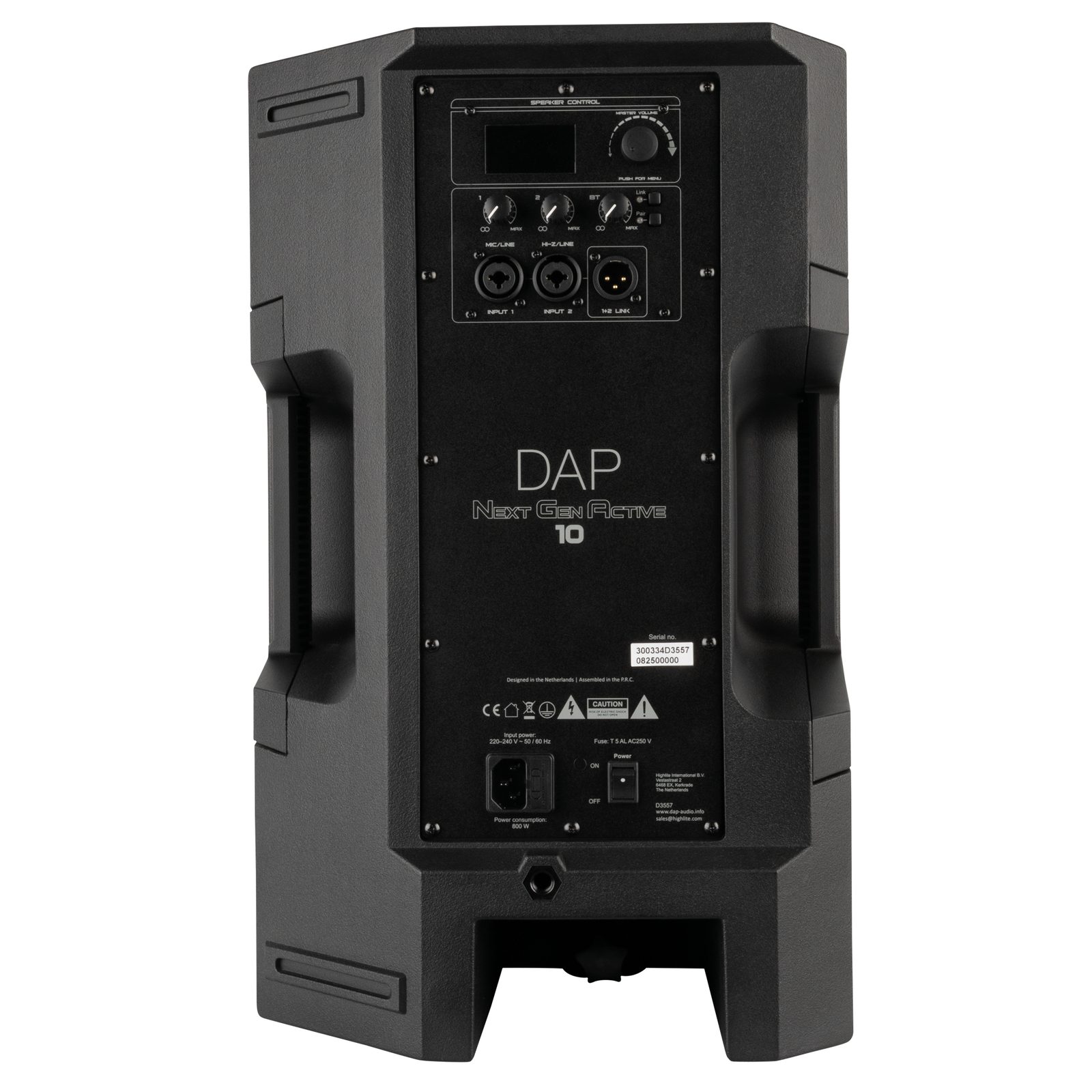 Altoparlante attivo compatto 10" con DSP e BT 5.3 - DAP D3557