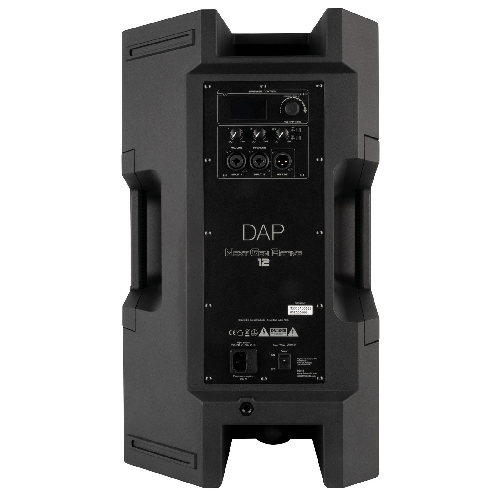 Altoparlante attivo compatto 12" con DSP e BT 5.3 - DAP D3558