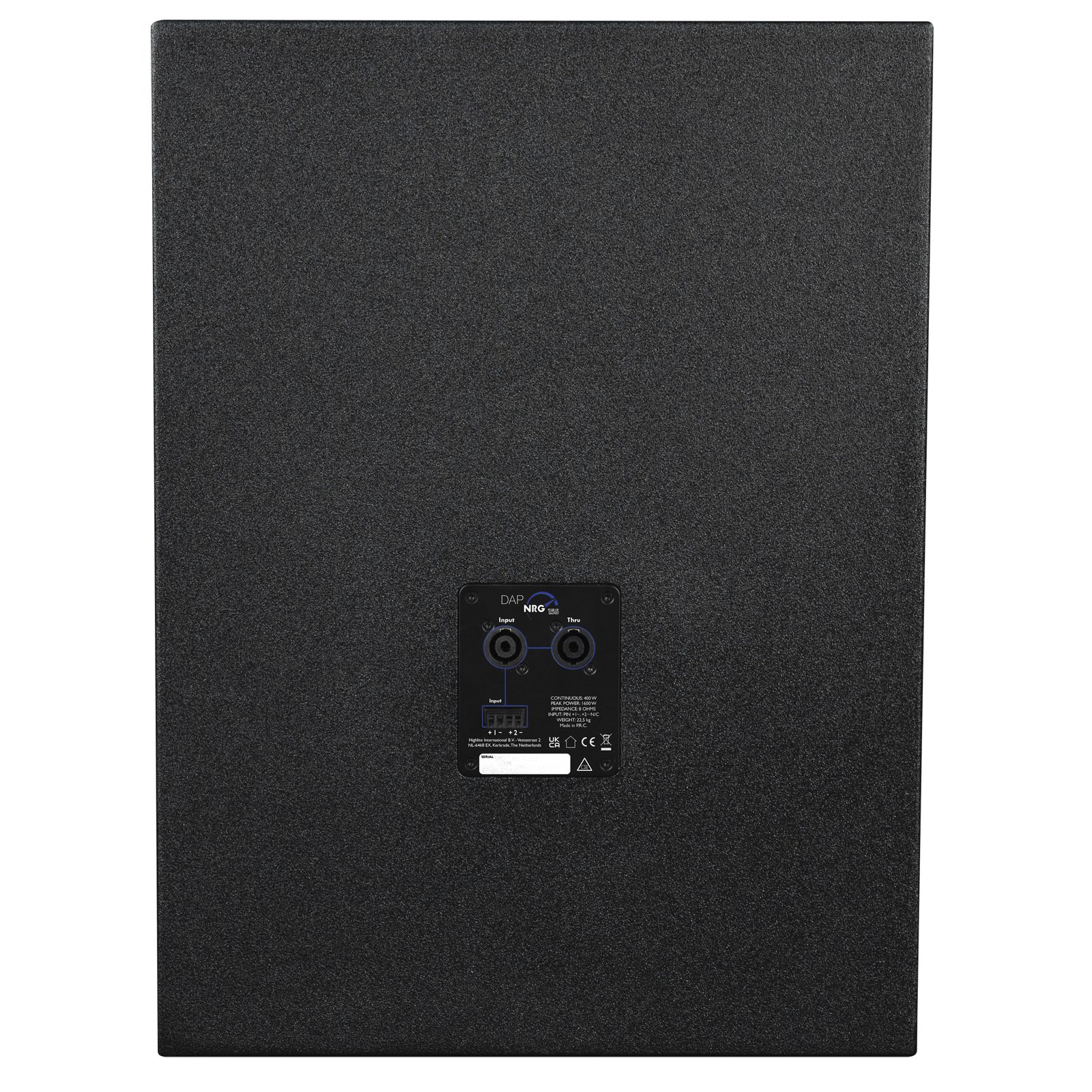 Subwoofer passivo 15" 400W RMS SPL 121dB - DAP D3628