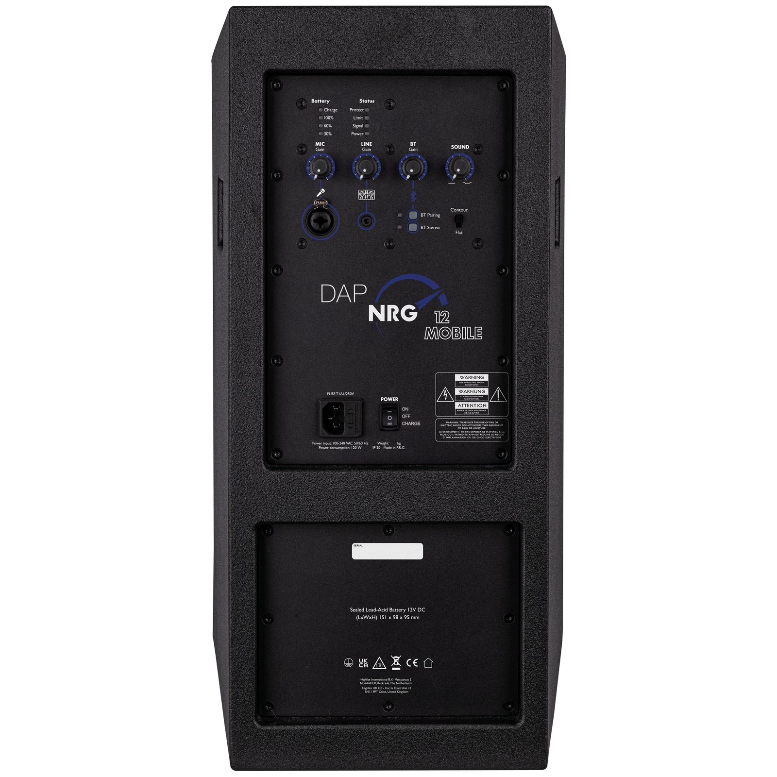 Diffusore full-range alimentato a batteria NRG-12 Mobile - DAP D3650