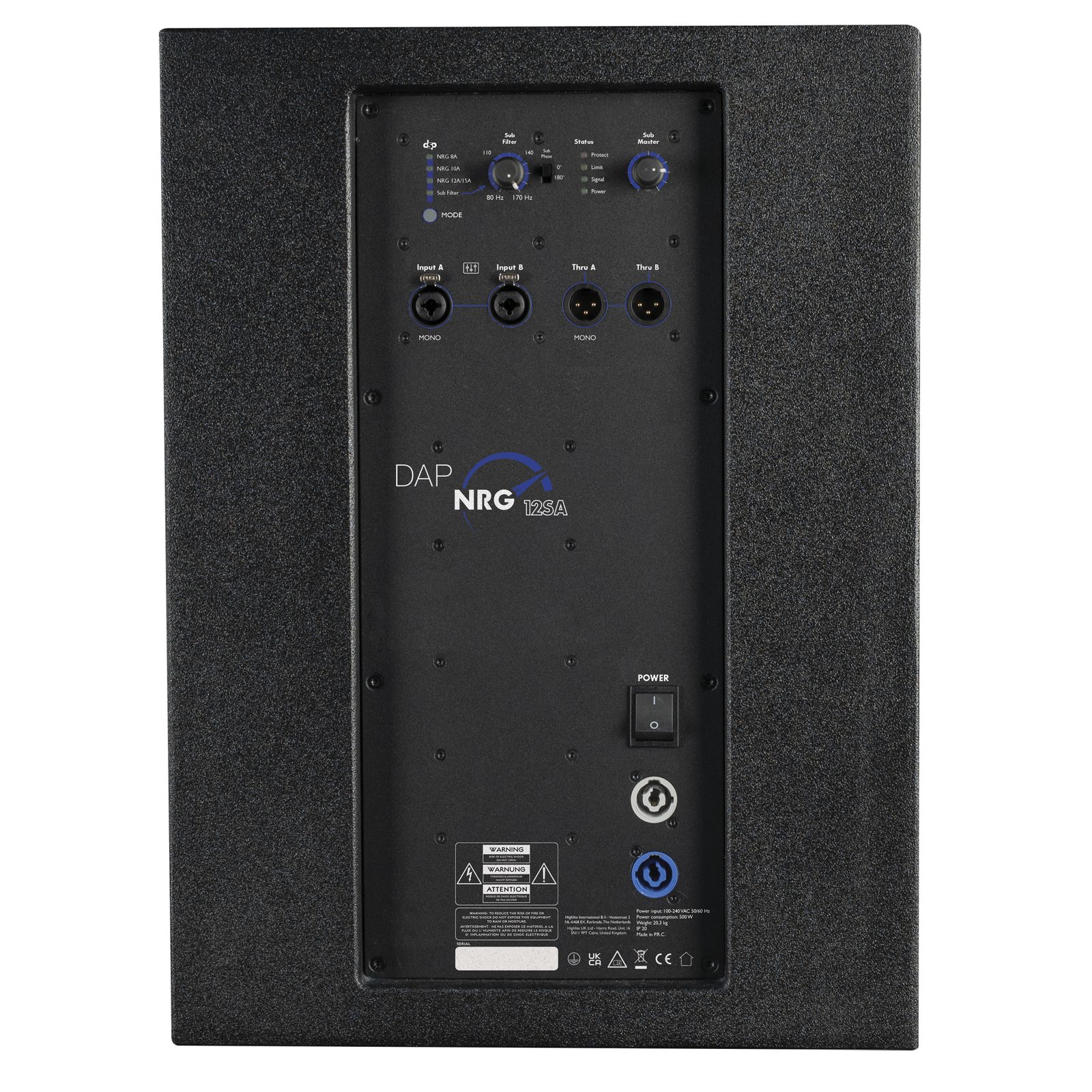 Subwoofer attivo NRG-12SA - DAP D3657