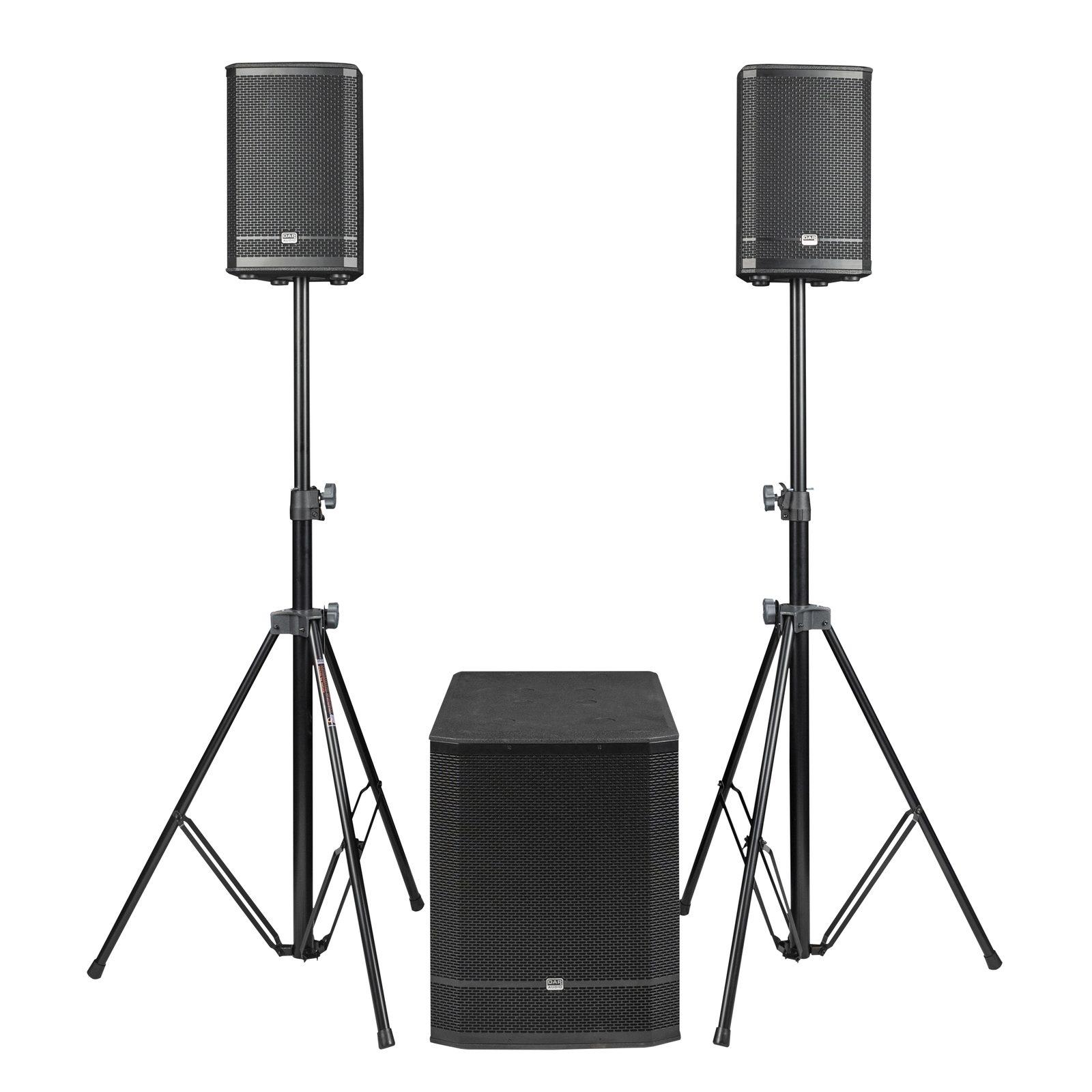 Sistema attivo Pure Club 15 con sub 15" e satelliti 8" - DAP D3761