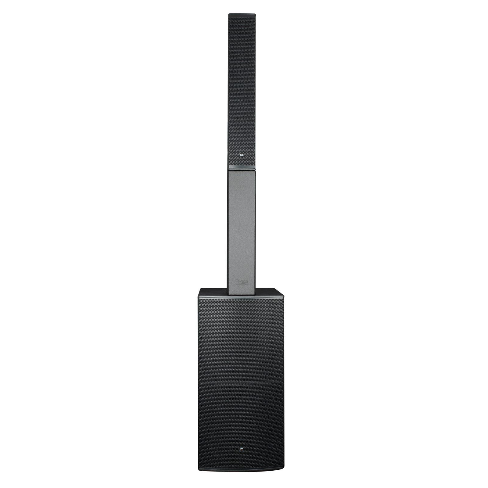Sistema diffusori attivi Frigga Black (subwoofer 12", colonna 6x4", 1000W RMS) - DAP D3880