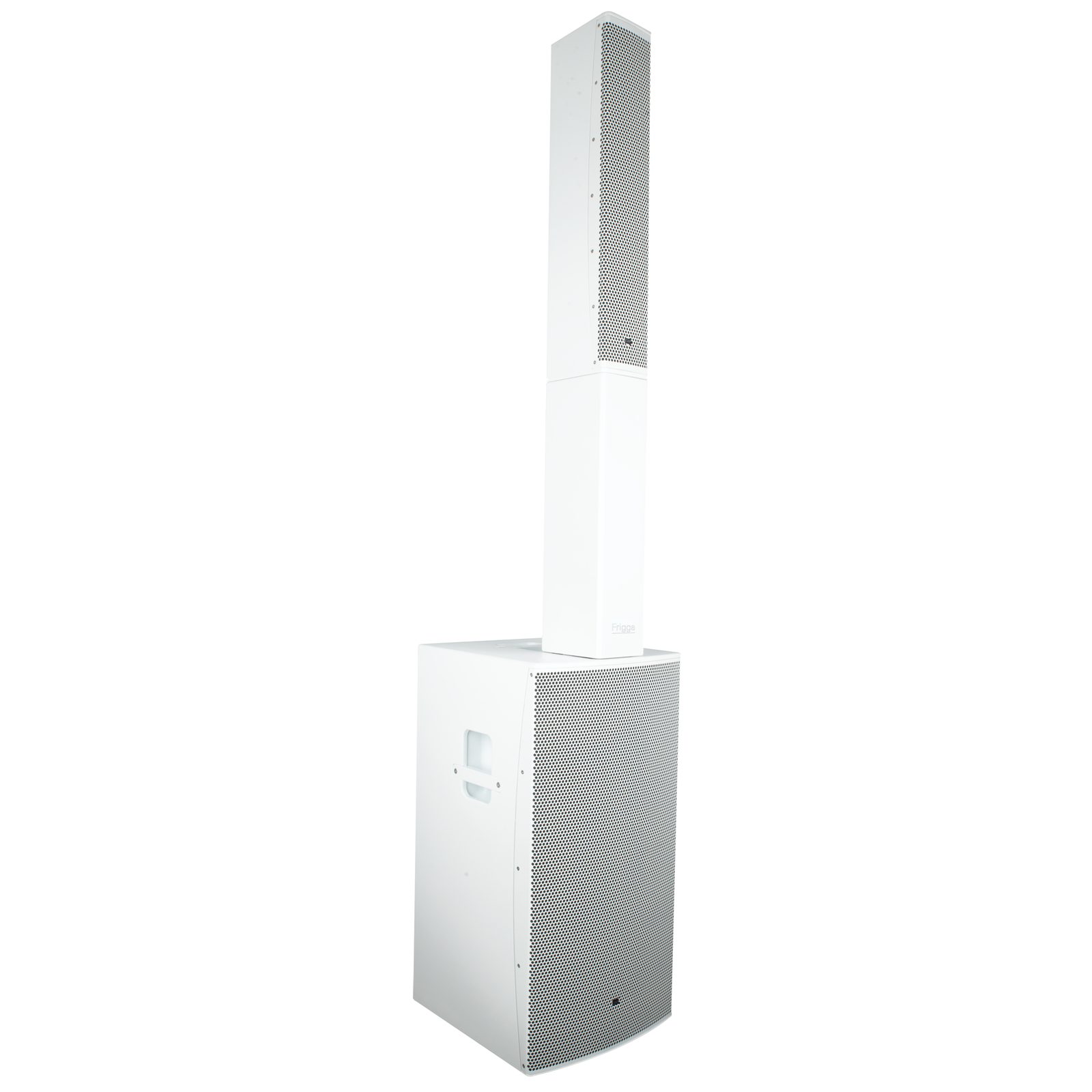 Sistema diffusori attivi Frigga White (subwoofer 12", colonna 6x4", 1000W RMS) - DAP D3881