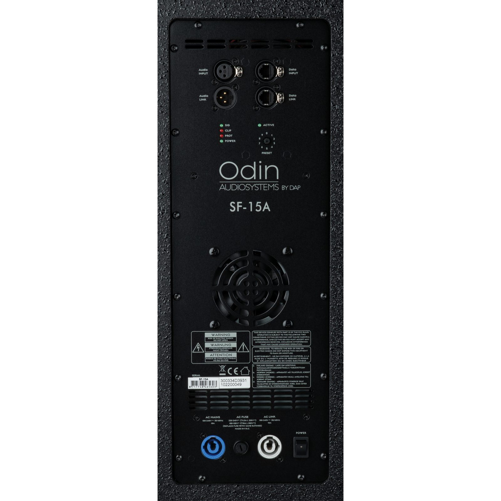Diffusore attivo a gamma completa Odin SF-15A - DAP D3931