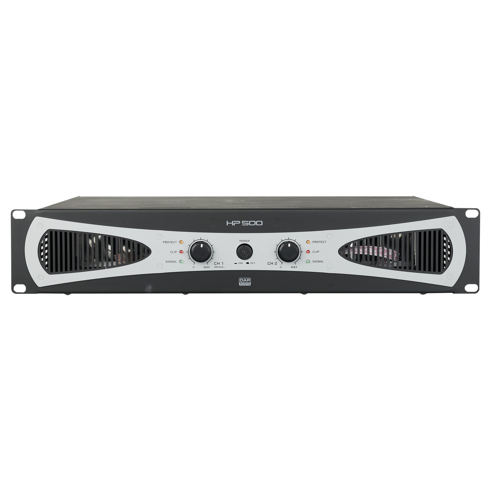 Amplificatore di potenza HP-500 2x200W (4 Ohm) classe AB 19" 2U - DAP D4175