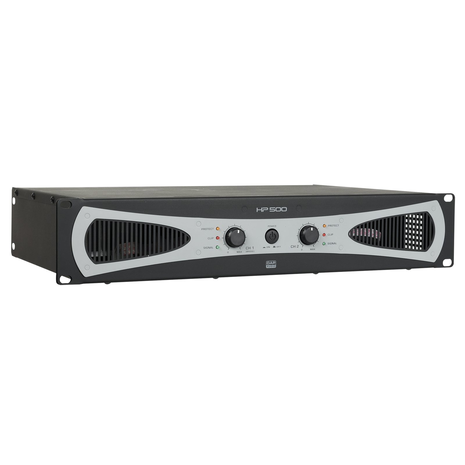 Amplificatore di potenza HP-500 2x200W (4 Ohm) classe AB 19" 2U - DAP D4175