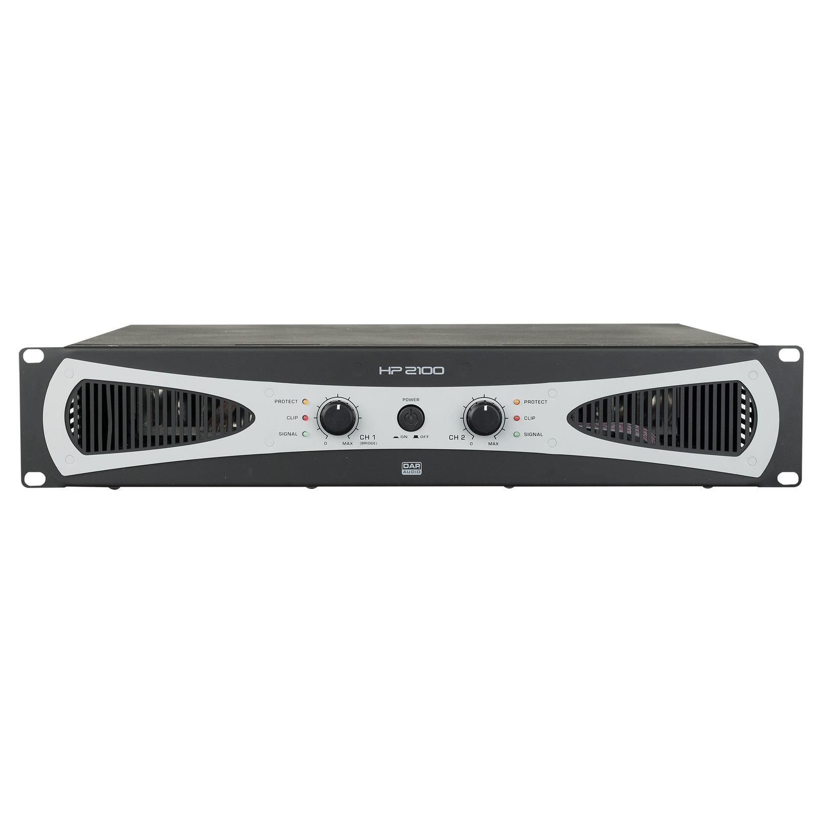 Amplificatore di potenza HP-2100 2x1000W (4 Ohm) classe H 19" 2U - DAP D4178