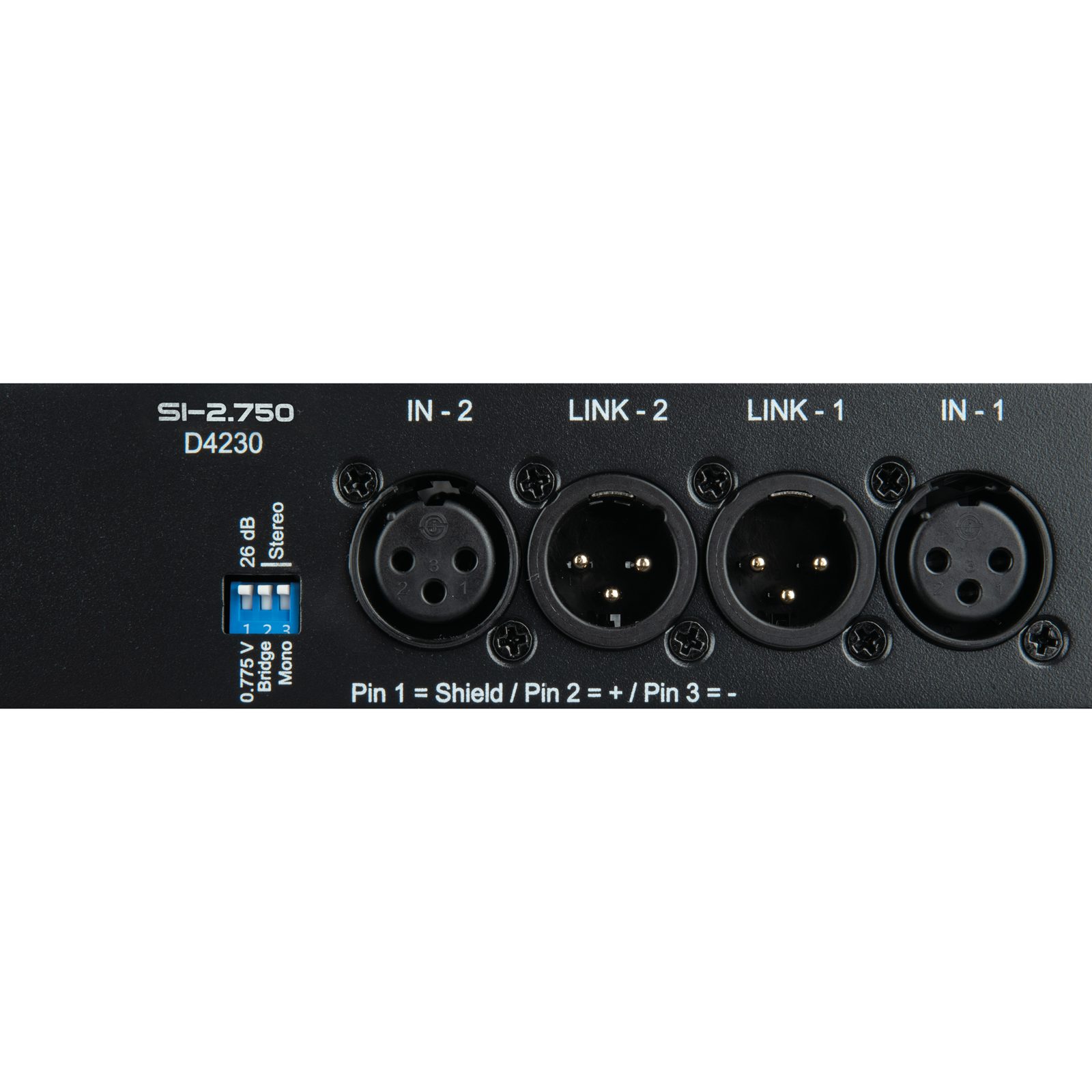 Amplificatore Classe D 2 canali 750W 1U installazione fissa - DAP D4230