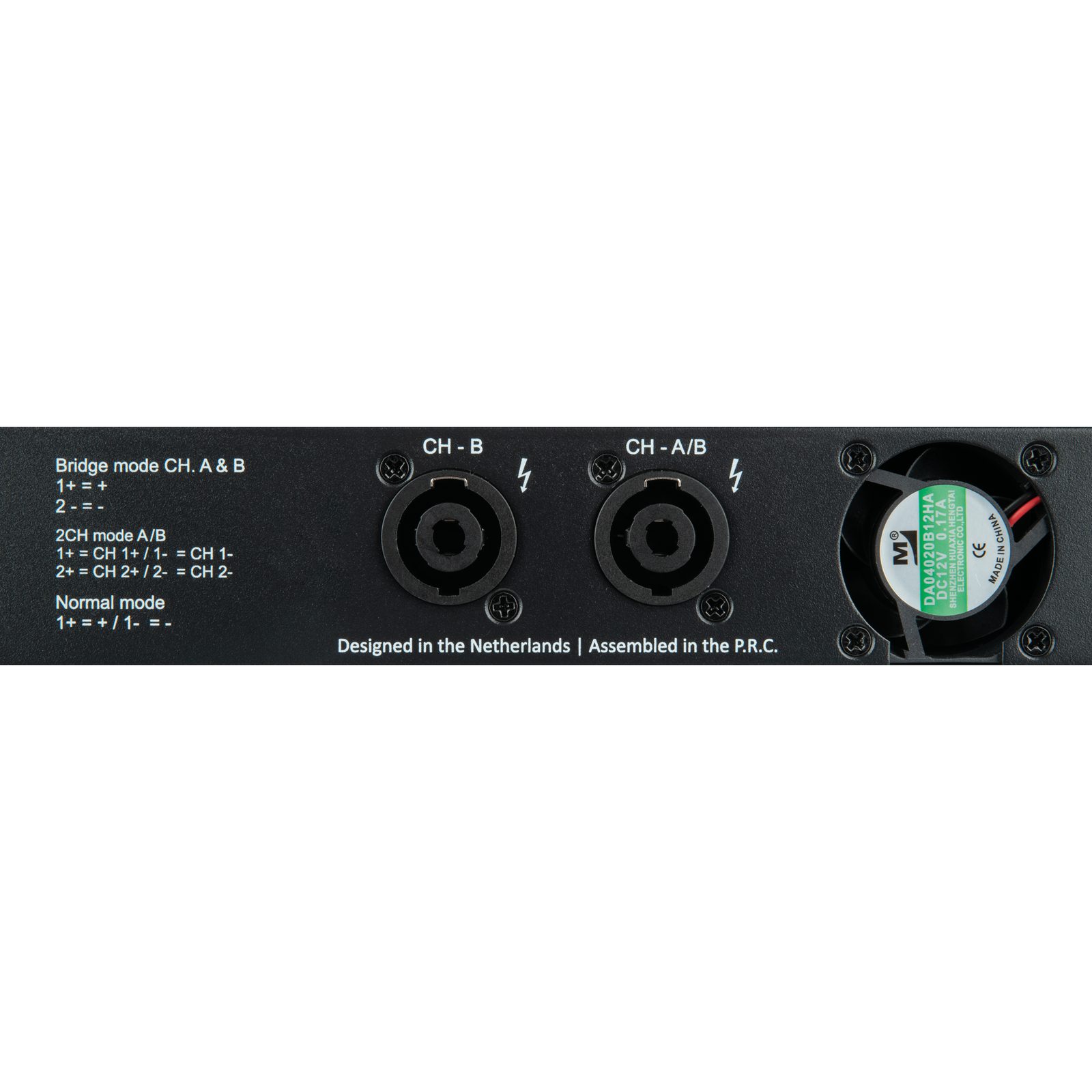 Amplificatore Classe D 2 canali 750W 1U installazione fissa - DAP D4230