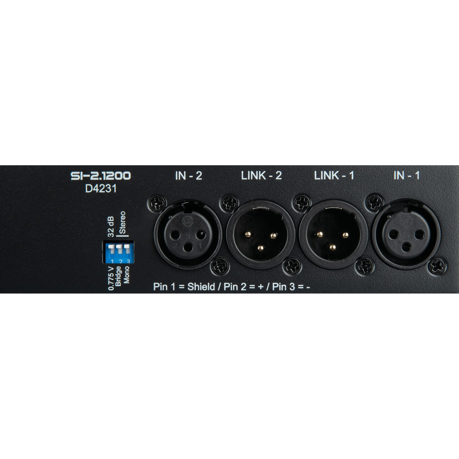 Amplificatore Classe D 2 canali 1200W 1U installazione fissa - DAP D4231