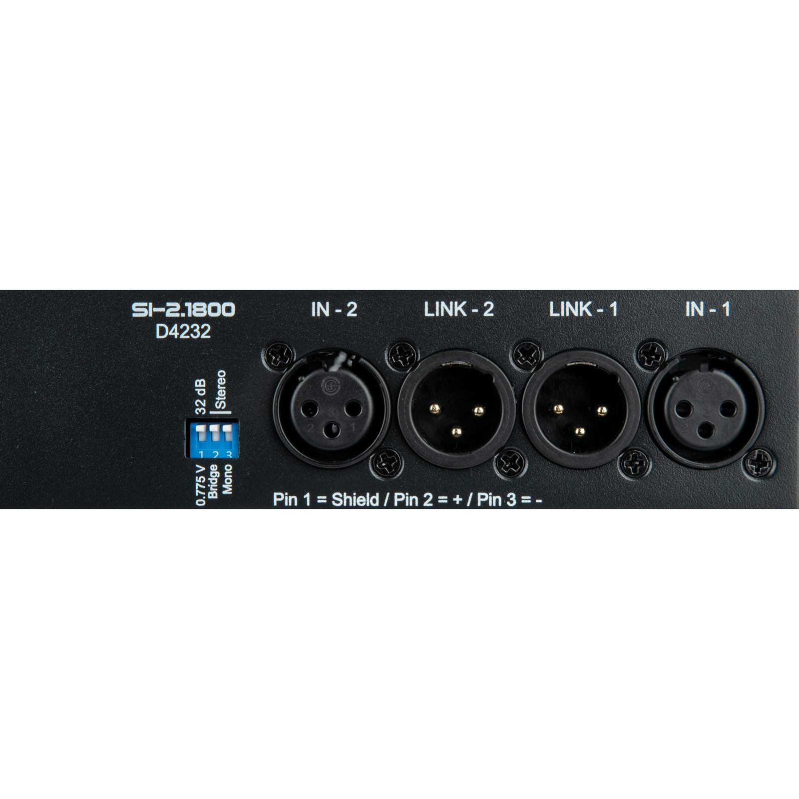 Amplificatore Classe D 2 canali 1800W 1U installazione fissa - DAP D4232