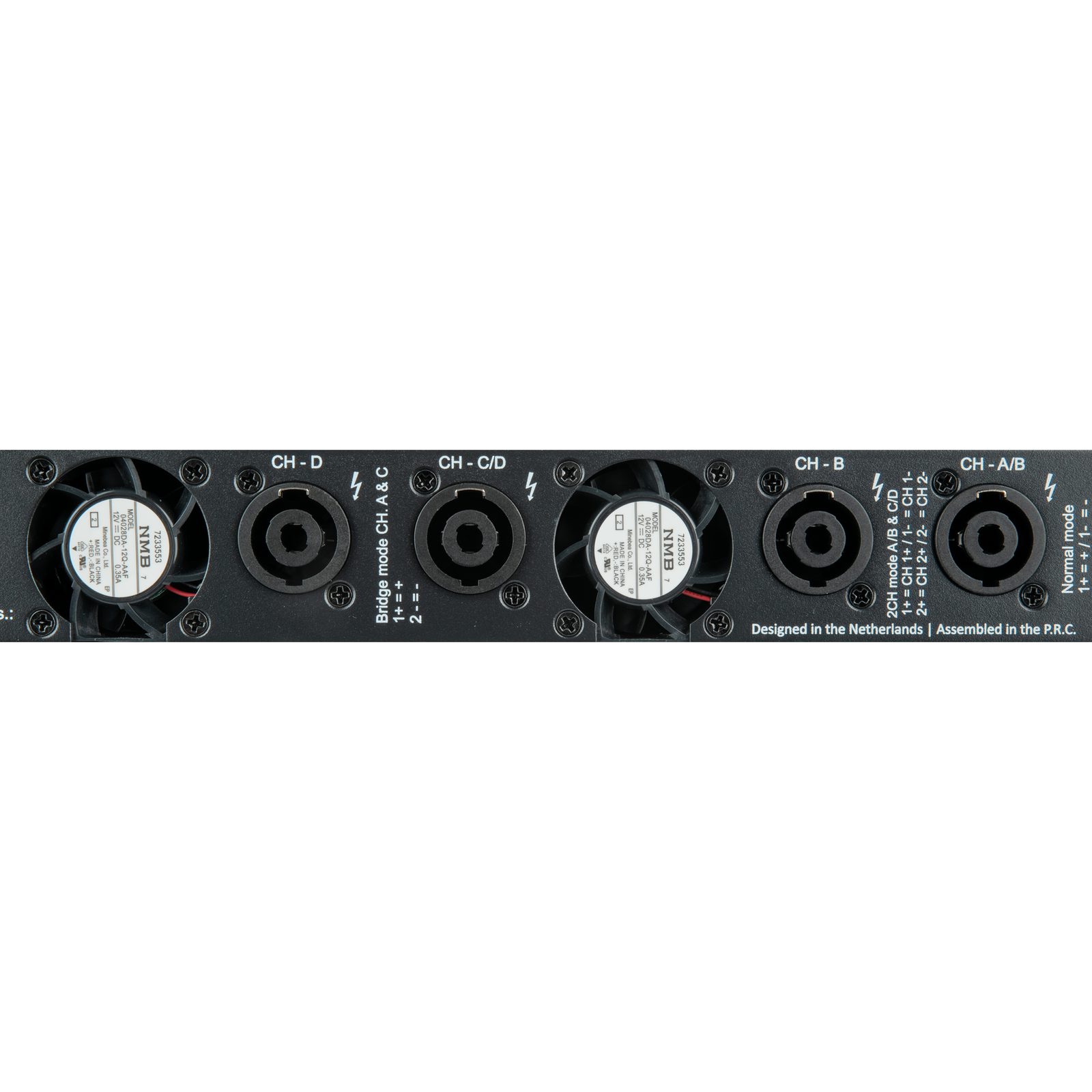 Amplificatore Classe D 4 canali 700W 1U installazione fissa - DAP D4244