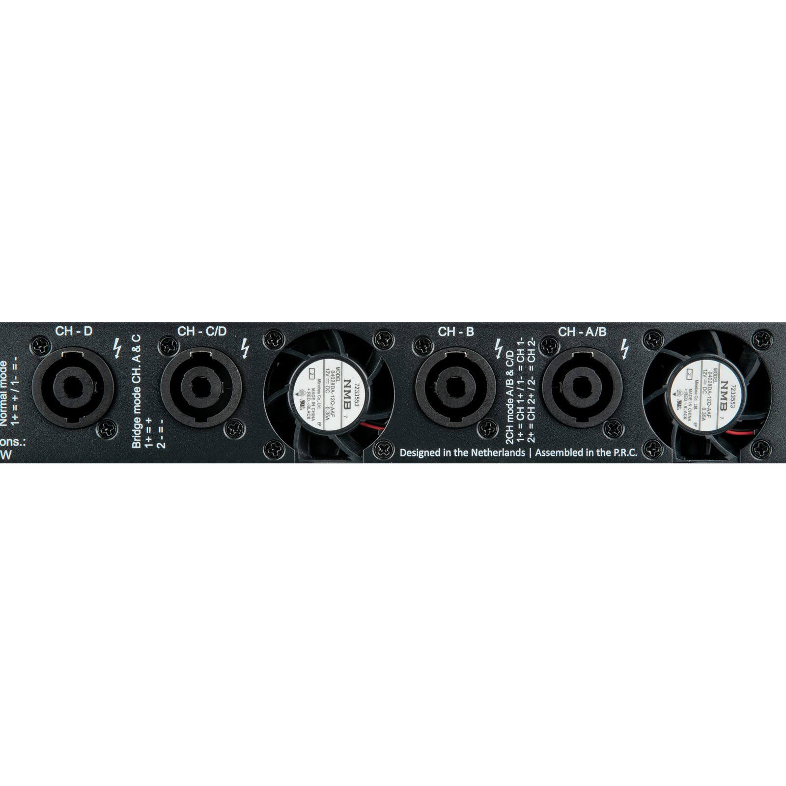 Amplificatore Classe D 4 canali 900W 1U installazione fissa - DAP D4245