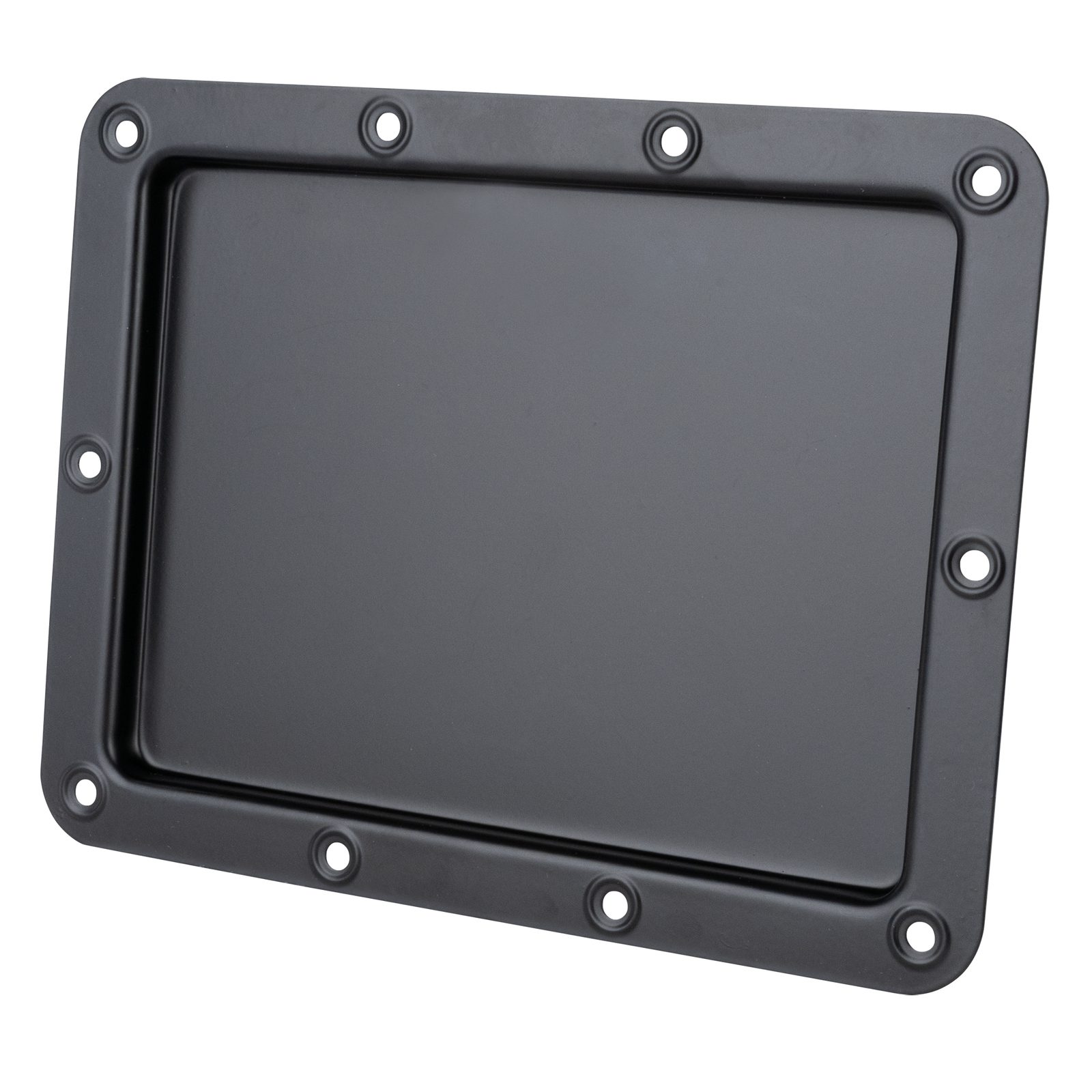 Portaetichetta da incasso acciaio nero 225x173 mm - Showgear D5135