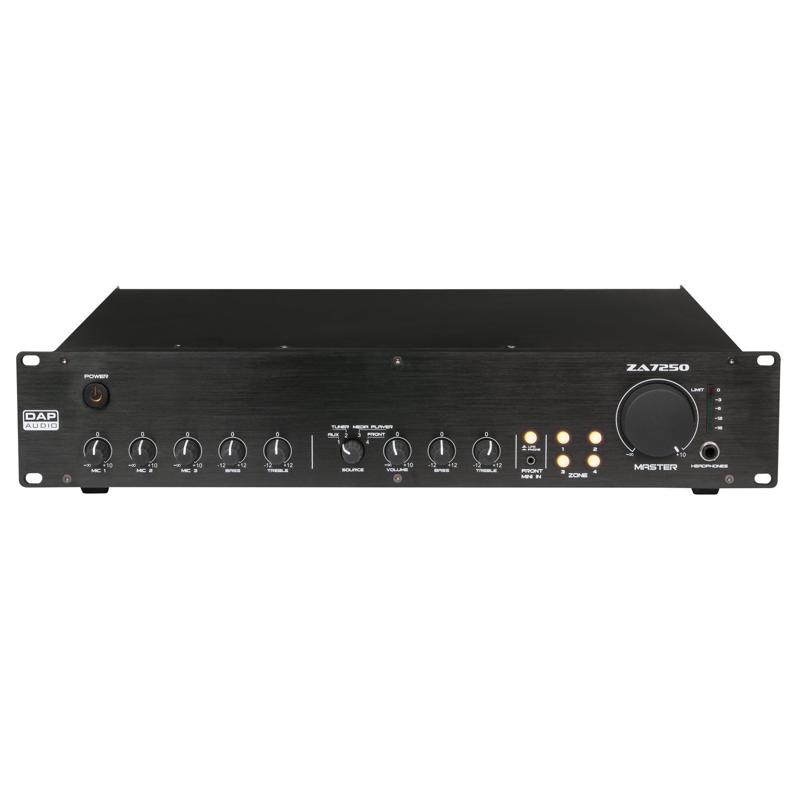 Mixer amplificatore 4 zone 240W 100V ZA-7250 - DAP D6152