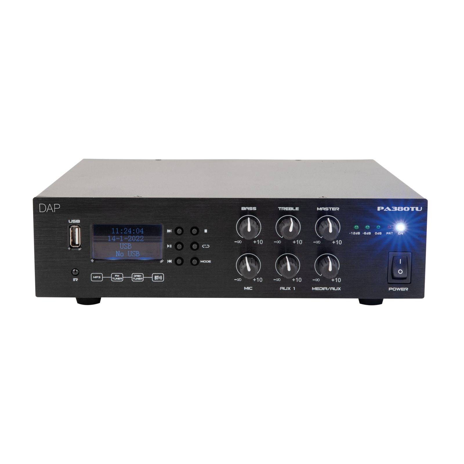 Amplificatore mixer PA-380TU 80W 100V con Bluetooth - DAP D6170