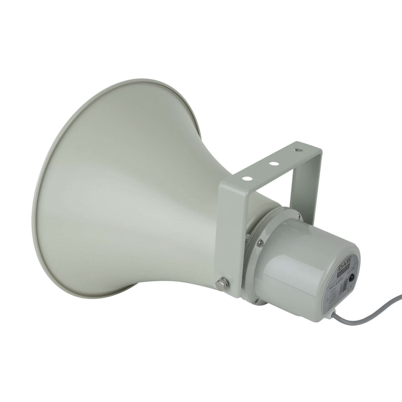 Altoparlante a tromba rotonda passivo 50W 70/100V IP66 grigio chiaro - DAP D6543