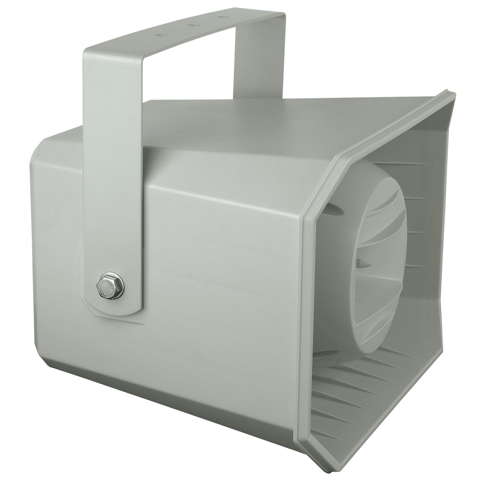 Altoparlante a tromba quadrata passivo 2-vie 50W 100V IP66 grigio chiaro - DAP D6545