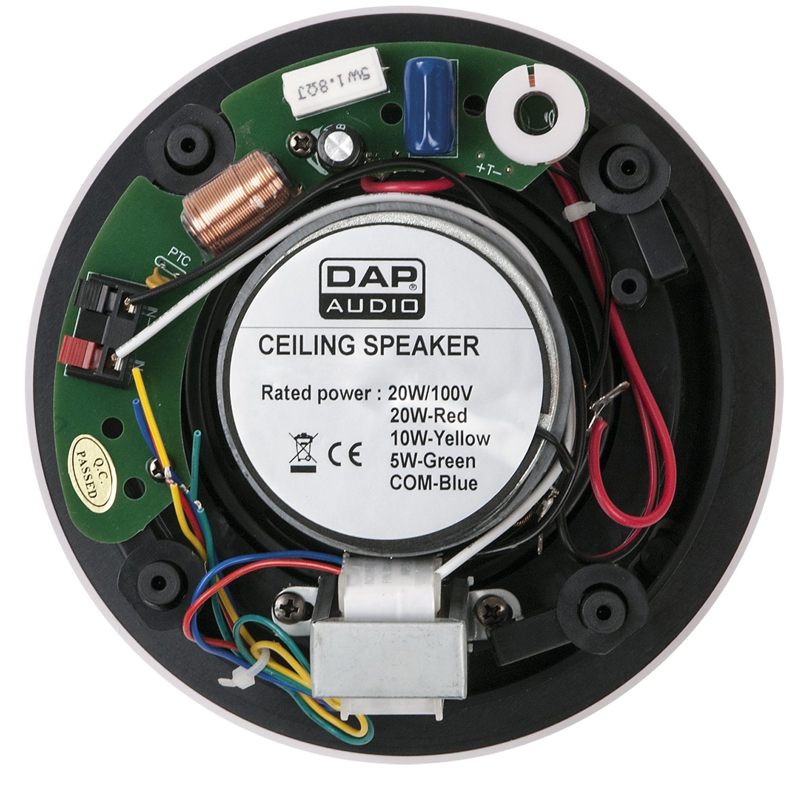 Altoparlante passivo da soffitto 4" 20W 100V 2 vie - DAP D6578