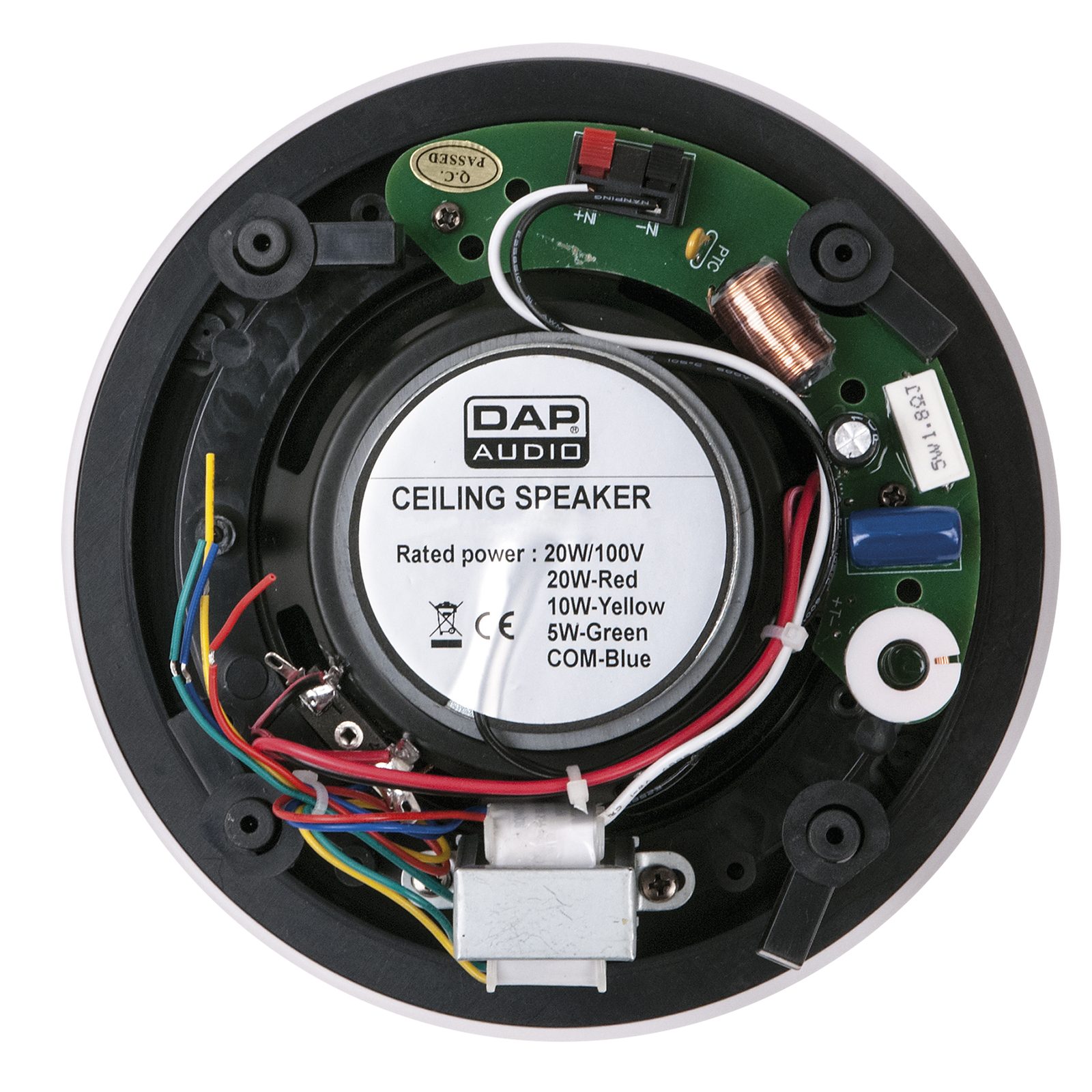 Altoparlante passivo da soffitto 5" 20W 100V 2 vie - DAP D6579
