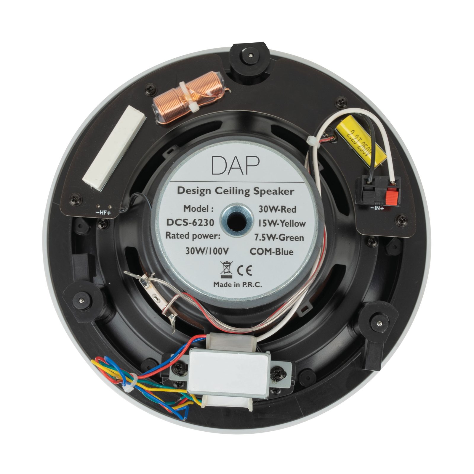 Altoparlante passivo da soffitto 6" 30W 100V 2 vie - DAP D6580