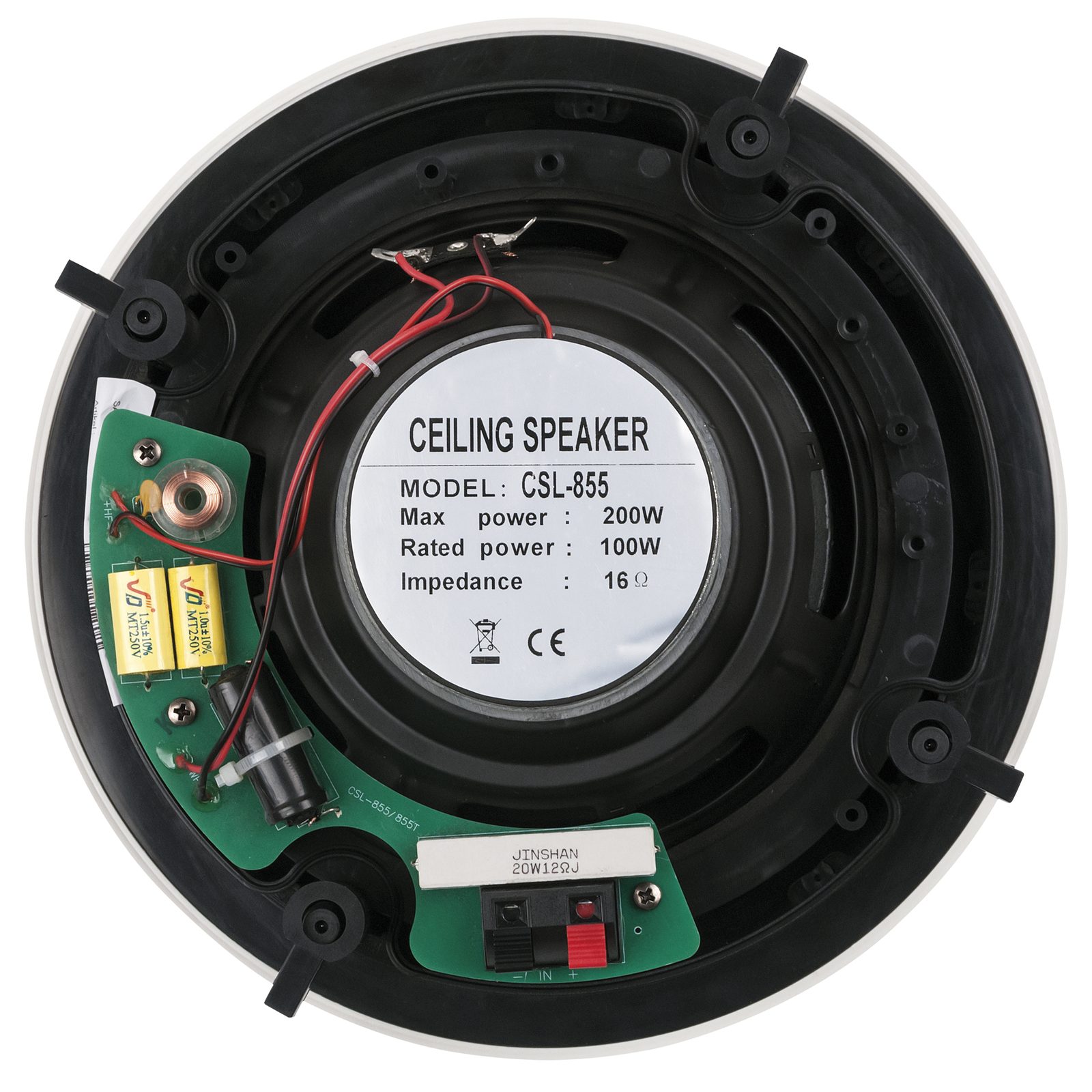 Altoparlante passivo da soffitto 8" 40W RMS 16 Ohm 2 vie - DAP D6584