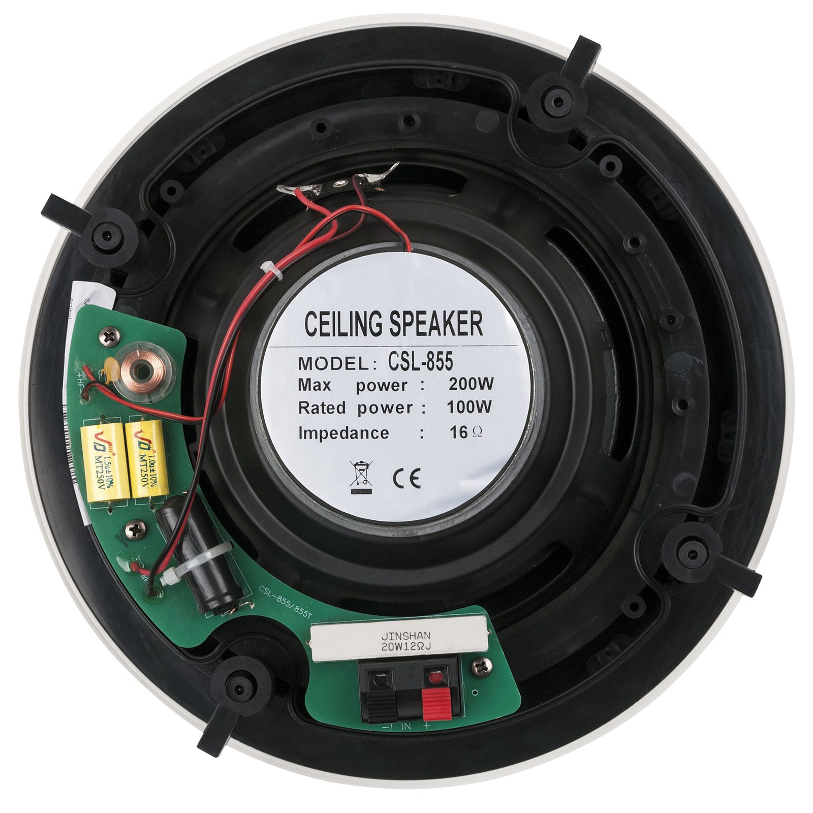 Altoparlante passivo da soffitto 8" 40W RMS 16 Ohm 2 vie - DAP D6584