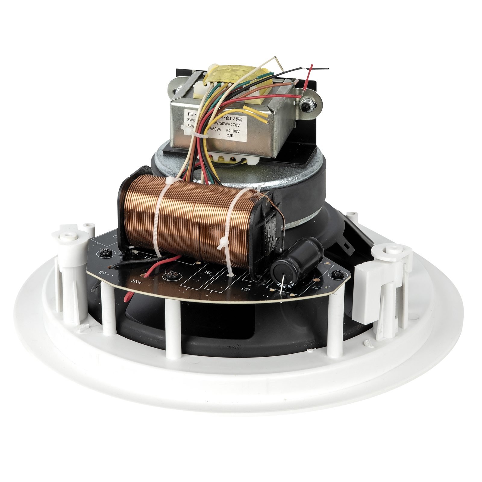 Subwoofer da incasso a soffitto 8" 50W 70/100V - DAP D6588