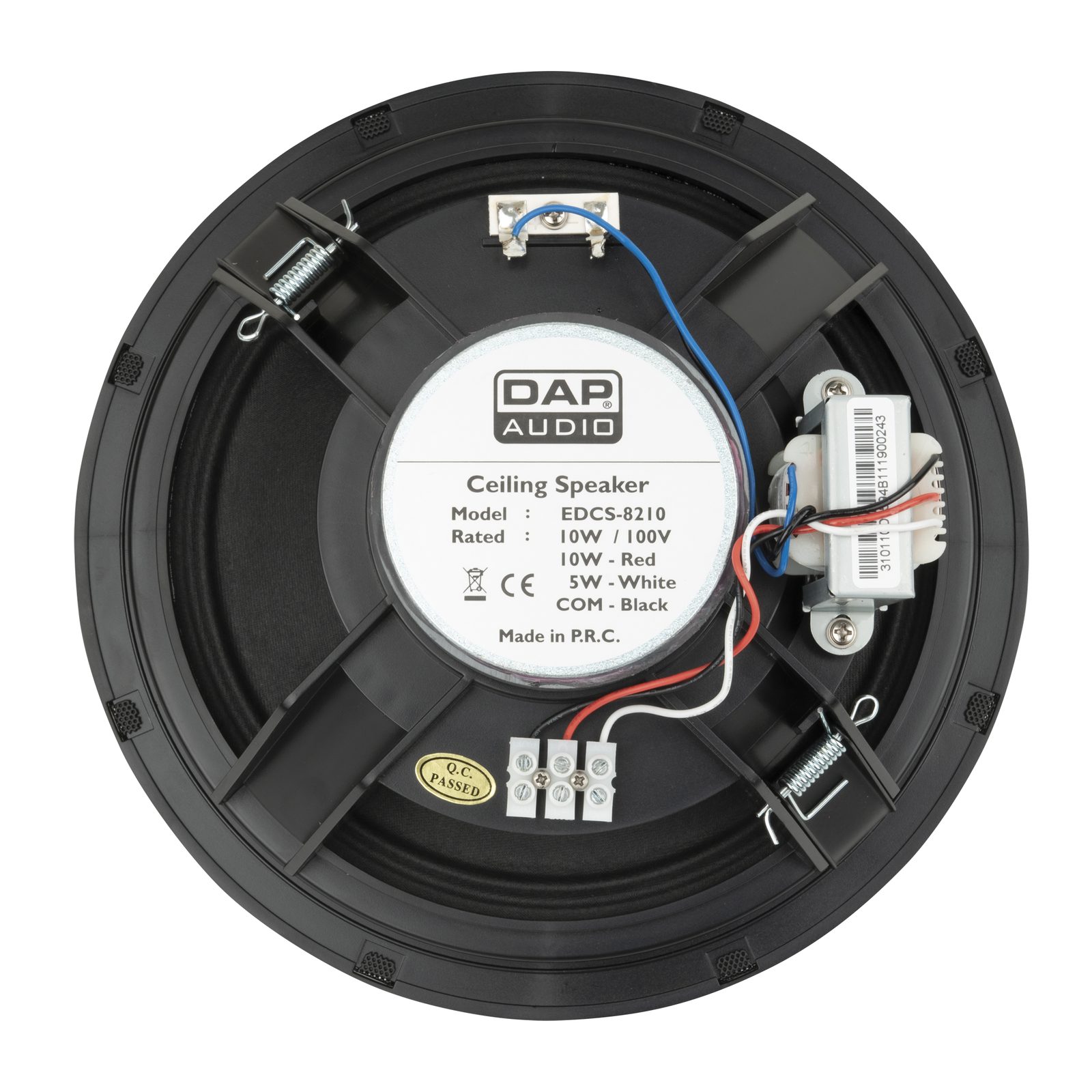 EDCS-8210 Altoparlante da incasso a soffitto 8" 10W 100V - DAP D6594B