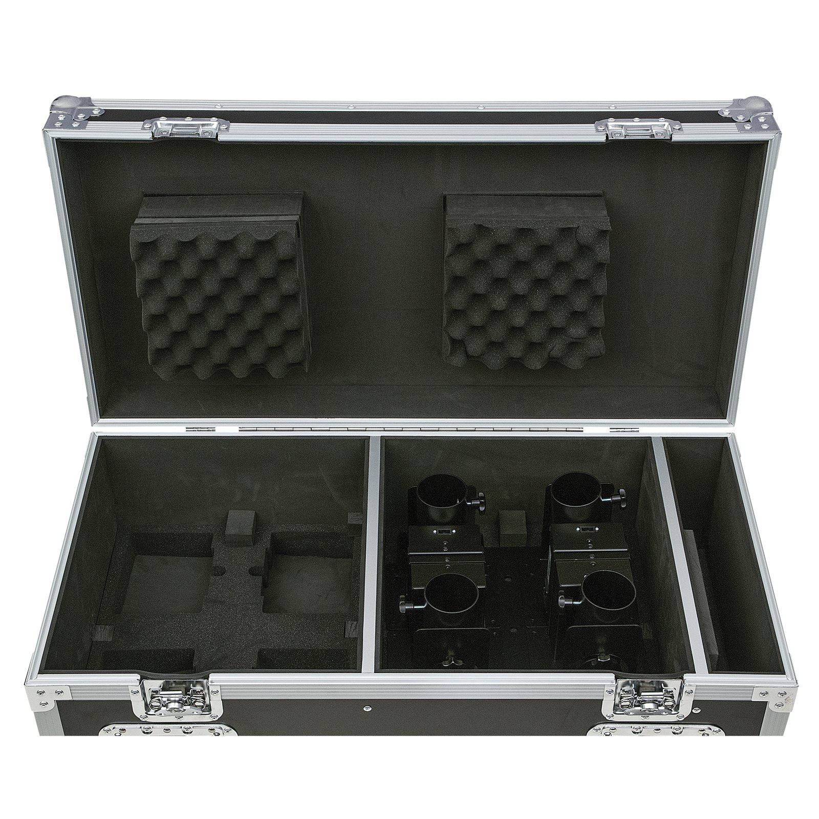 Case per 8x FX Shot e 4x Base Plate 3 scomparti - Showtec D7025