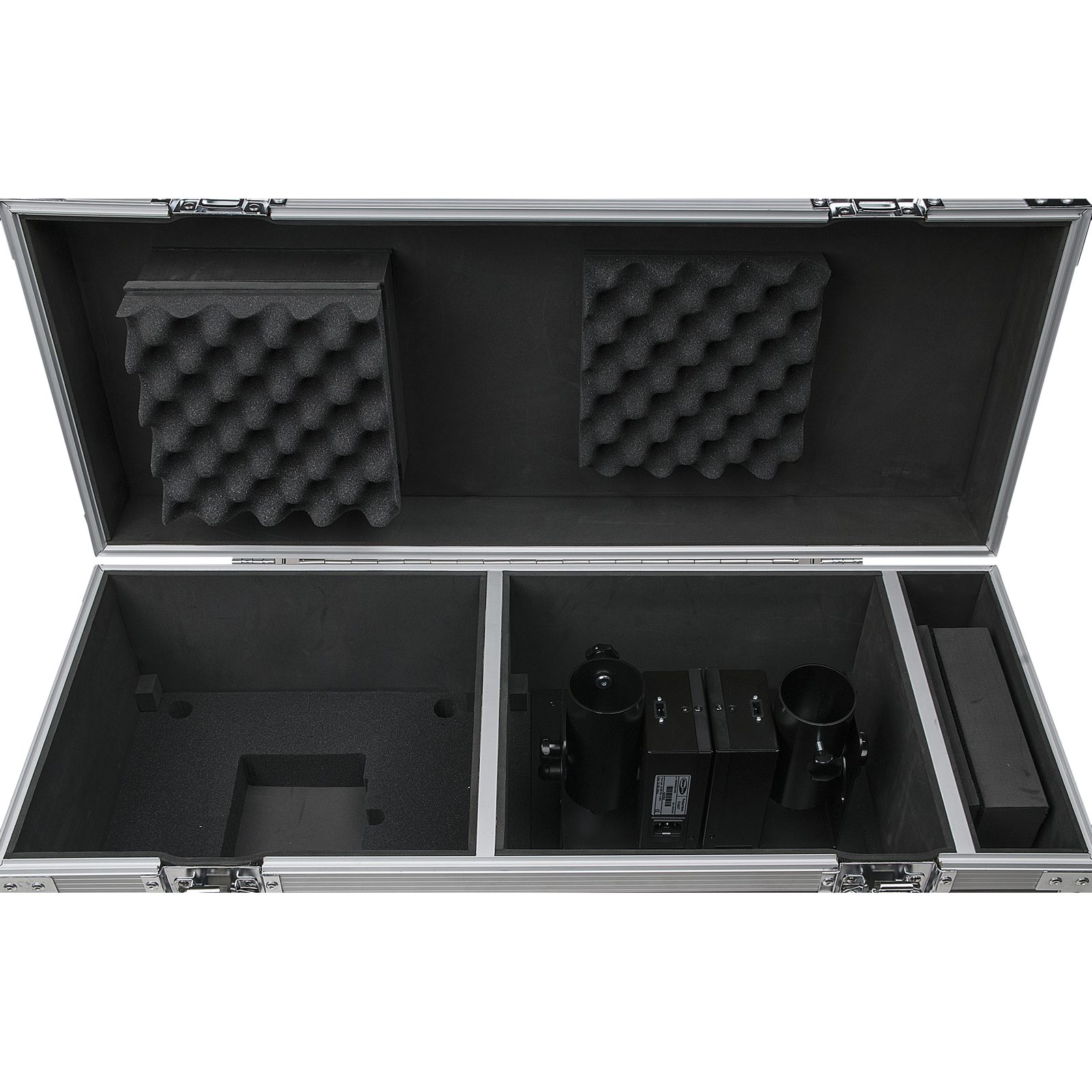 Case per 8x FX Shot e 4x Base Plate 3 scomparti - Showtec D7025