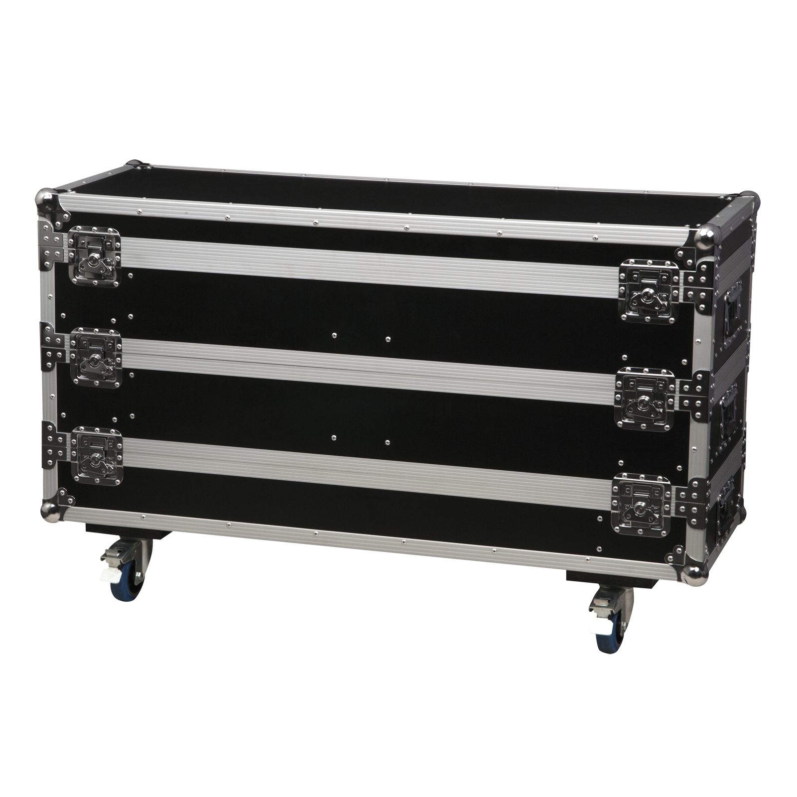 Case per 12x Sunstrip Active 3 sezioni impilabili con vano accessori - Showtec D7039