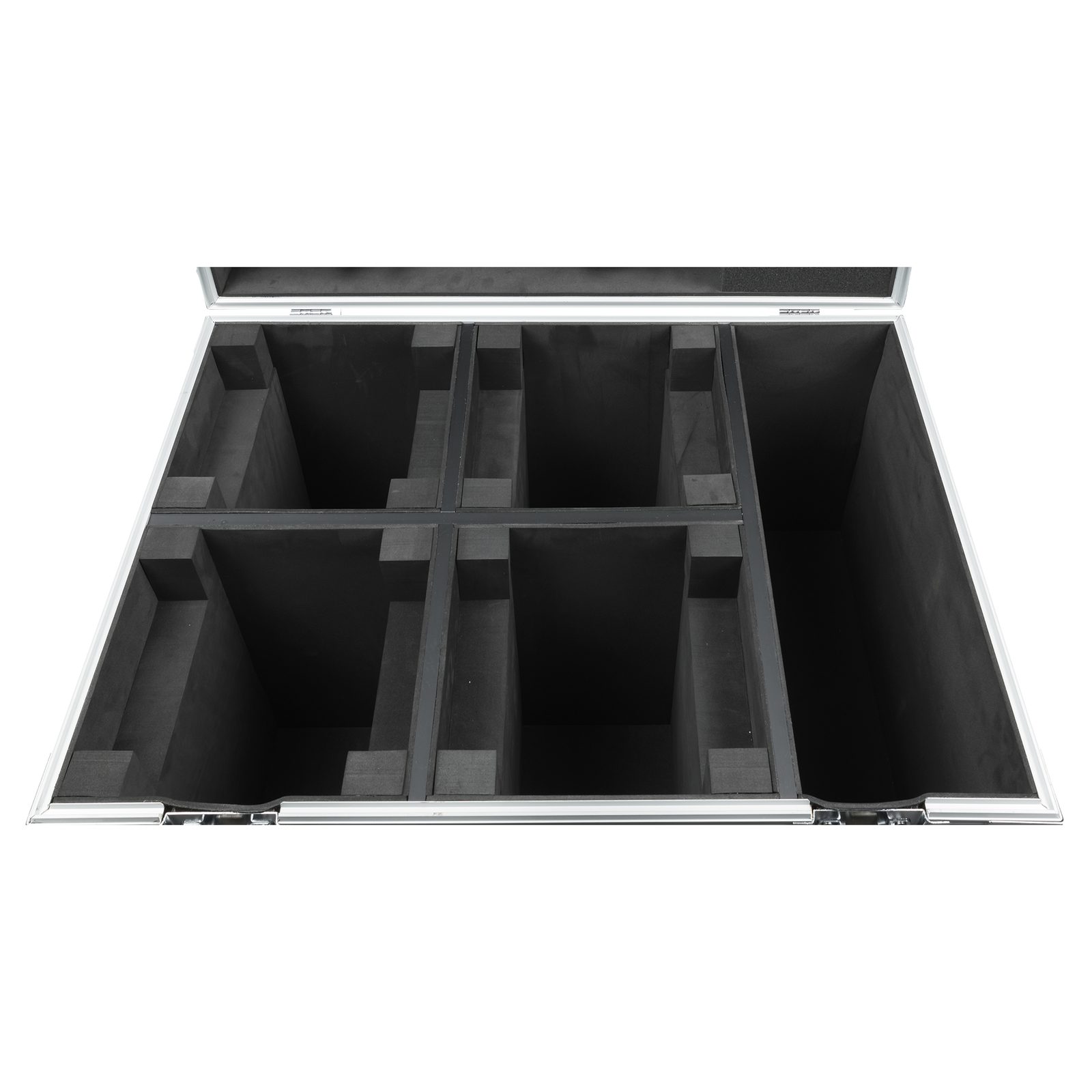 Flightcase per 4x Shark One (Spot/Wash Zoom/Wash/Combi) con vano accessori - SHOWTEC D7049