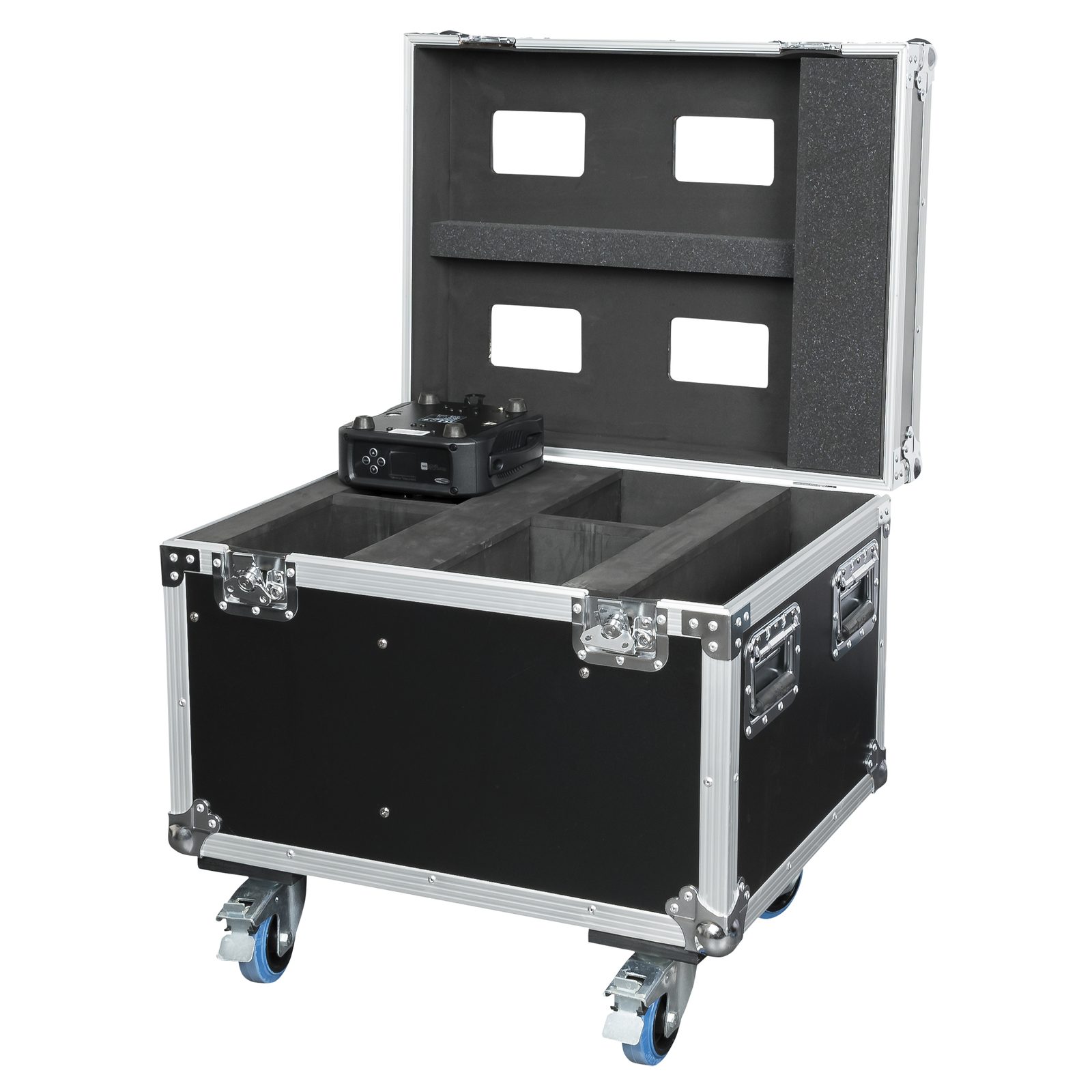 Flightcase per 4x Phantom 65 con vano accessori - SHOWTEC D7051