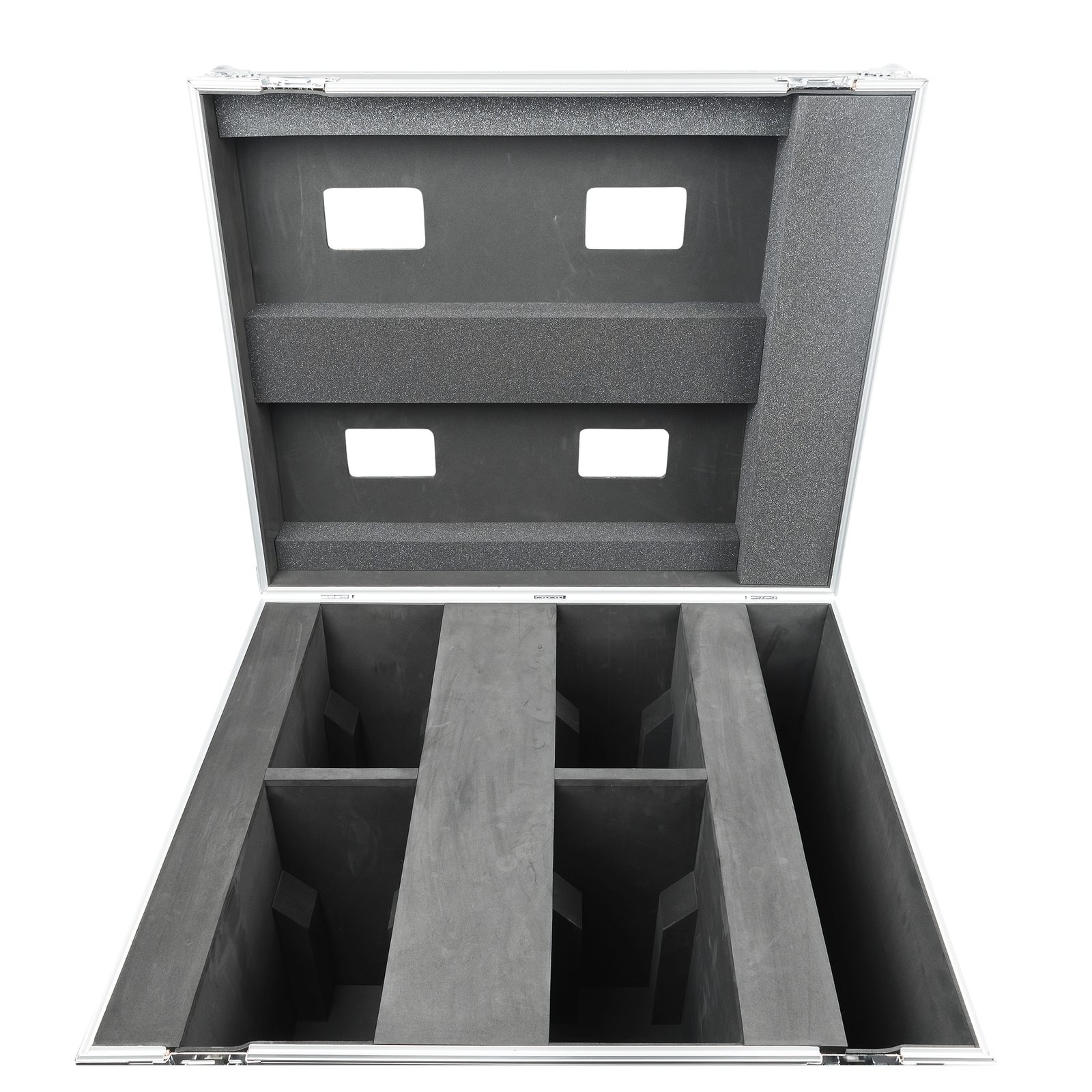 Flightcase per 4x Phantom 100/130/3R con vano accessori - SHOWTEC D7052