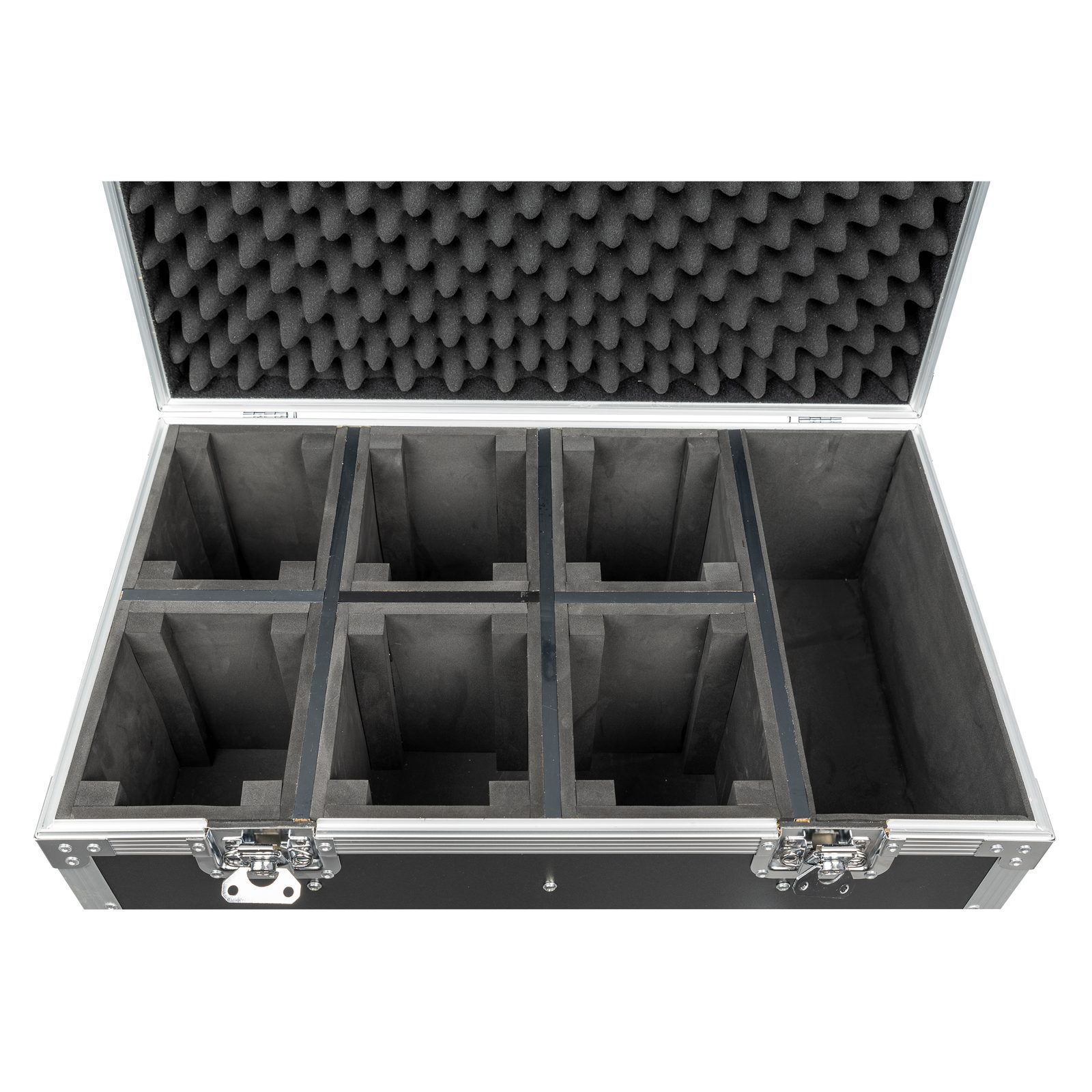 Flightcase per 6x Stage Blinder 1 LED con vano accessori - Showtec D7060