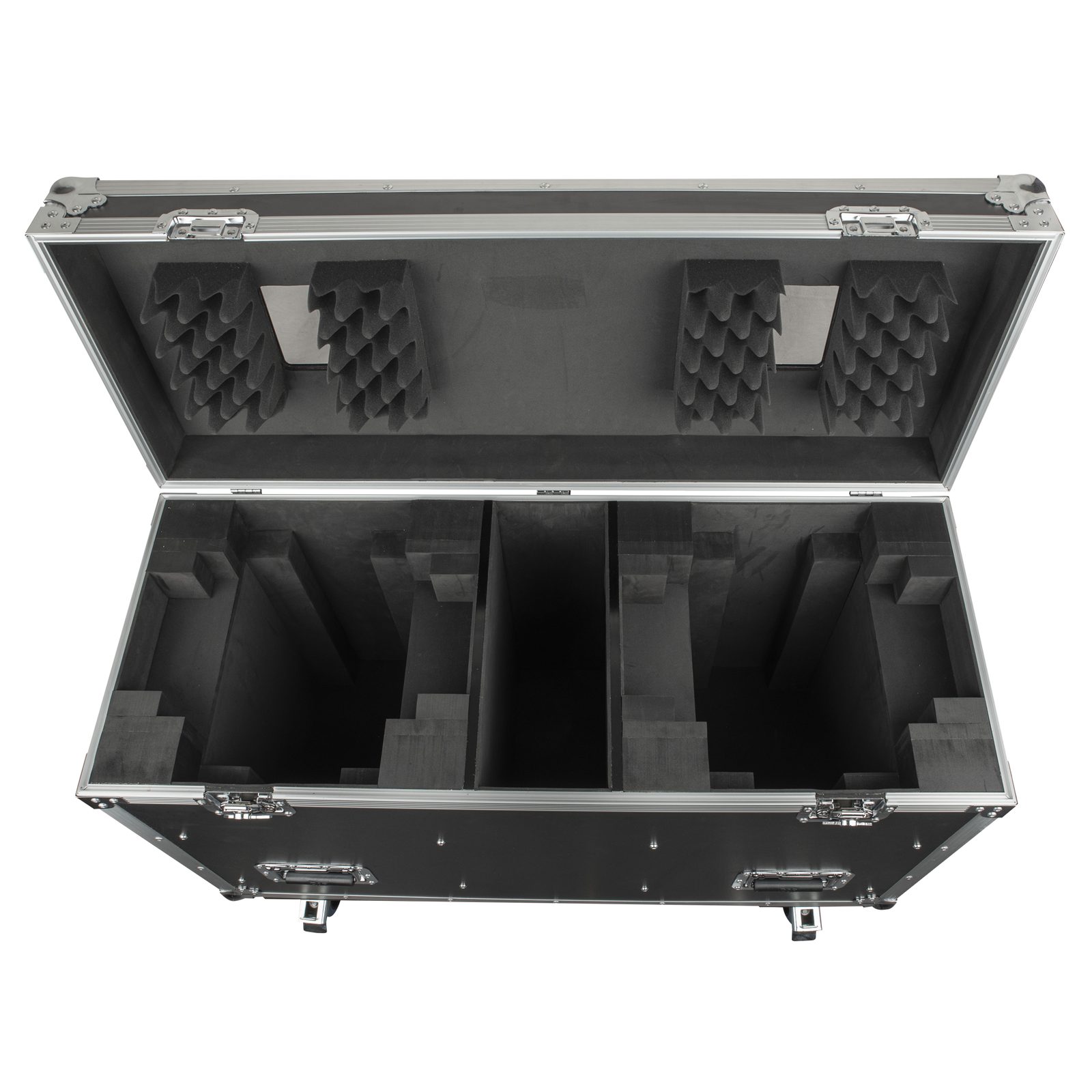 Flightcase per 2x Phantom 250 Spot con vano accessori - Showtec D7064
