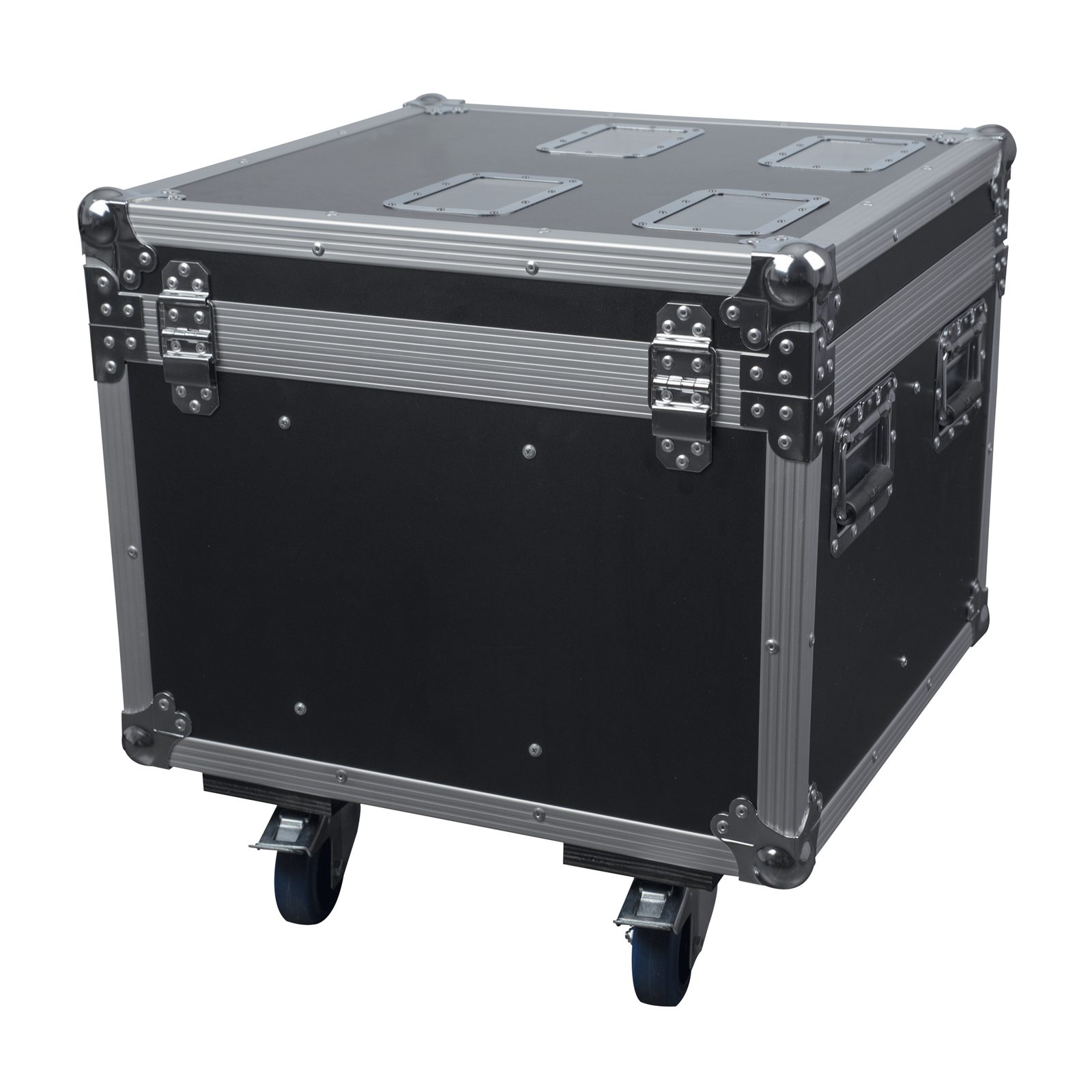 Flightcase per 4x Shark Wash Zoom Two/Spot Two/Beam con vano accessori - Showtec D7065