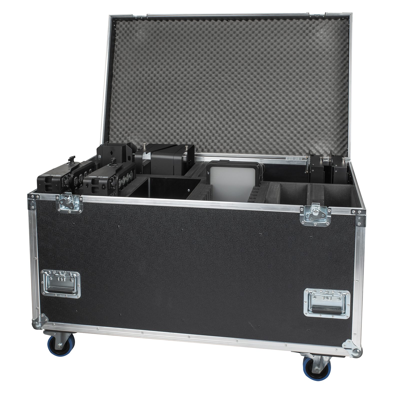 Case per 4x Helix S5000 e accessori Premium Line con vano accessori - Showtec D7269