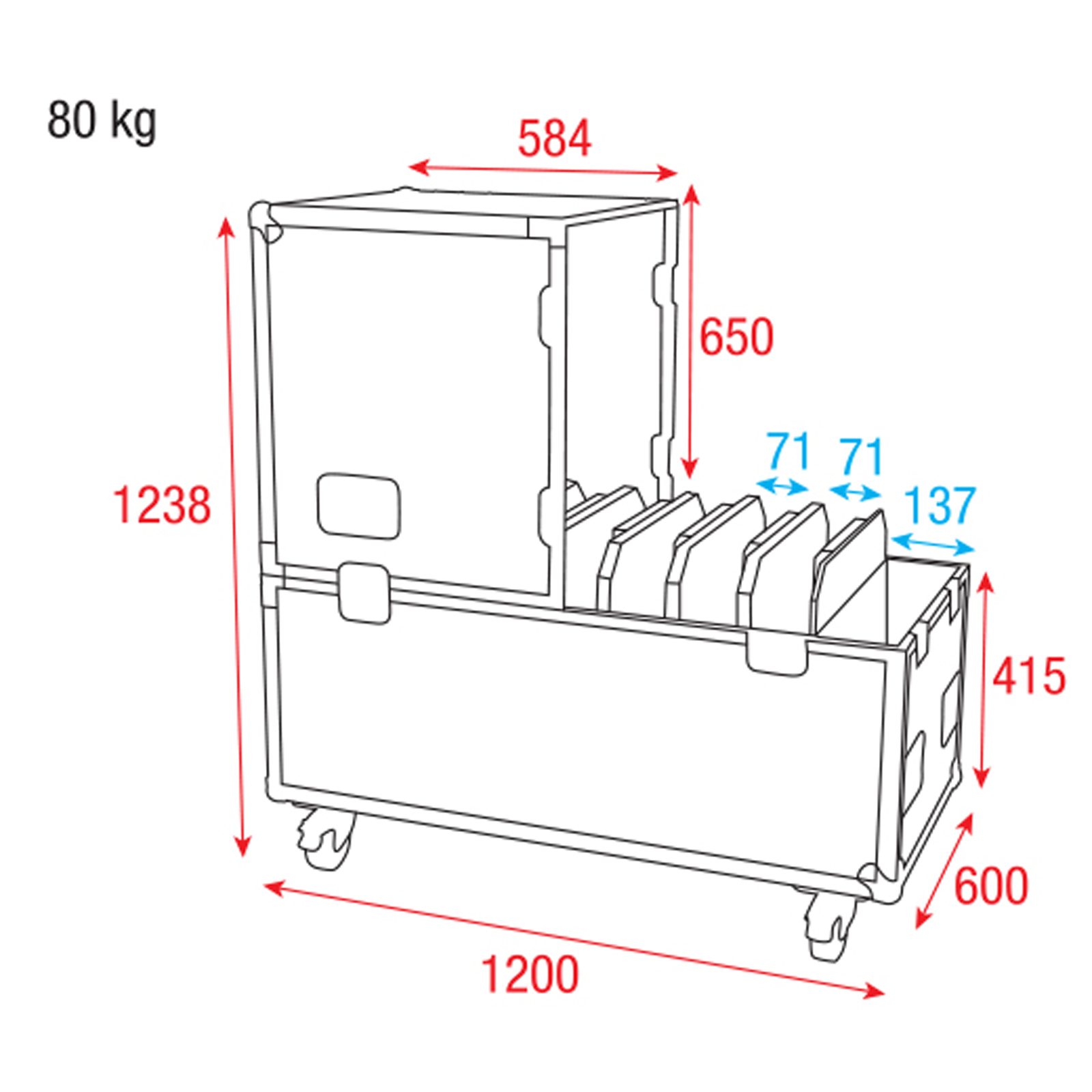 Case for 8x DMT Premiere Series Premium Line - D7290