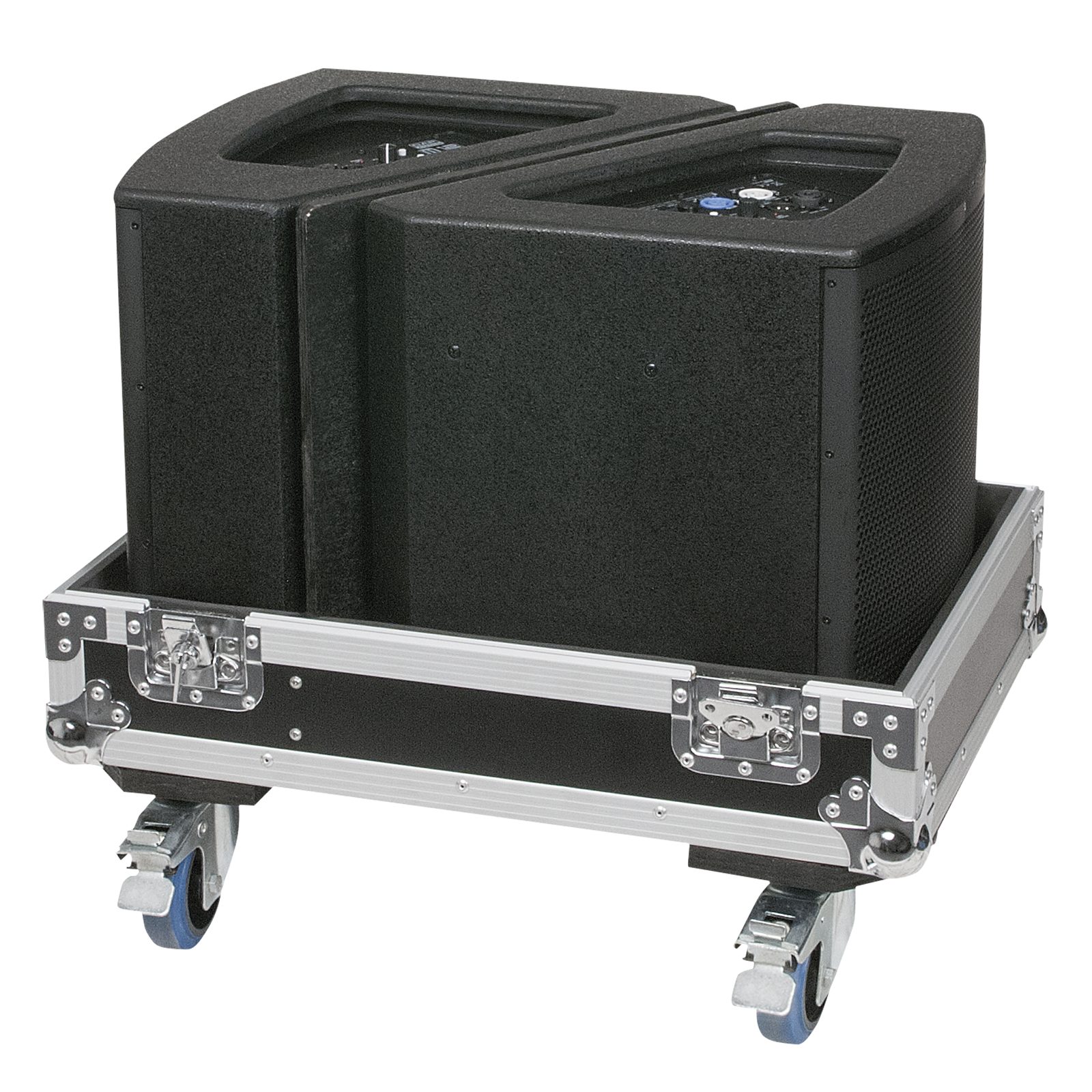 Case per 2 monitor M12 con divisorio e maniglia - DAP D7319