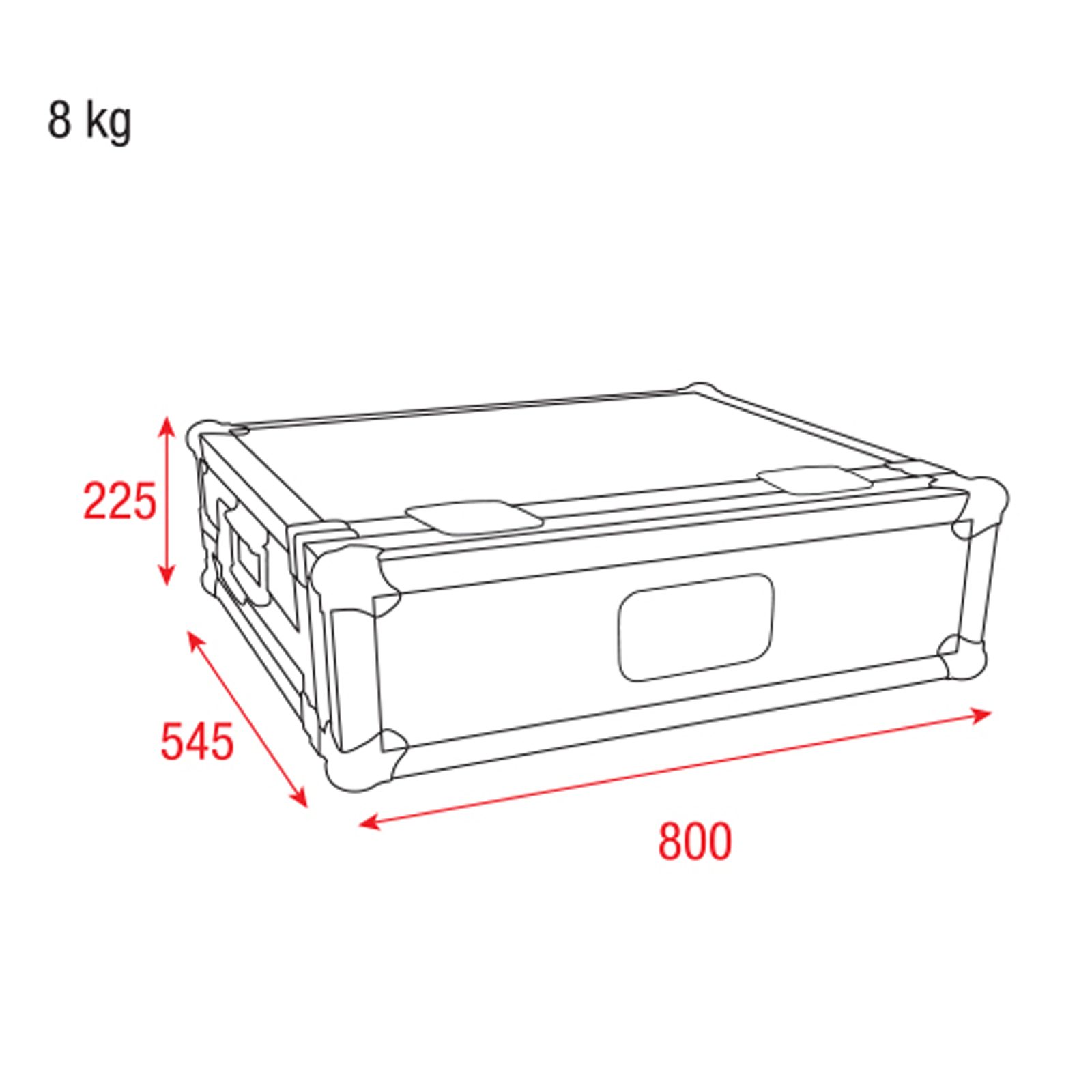 Case per controller LAMPY 40 con spugna rigida - Showtec D7333