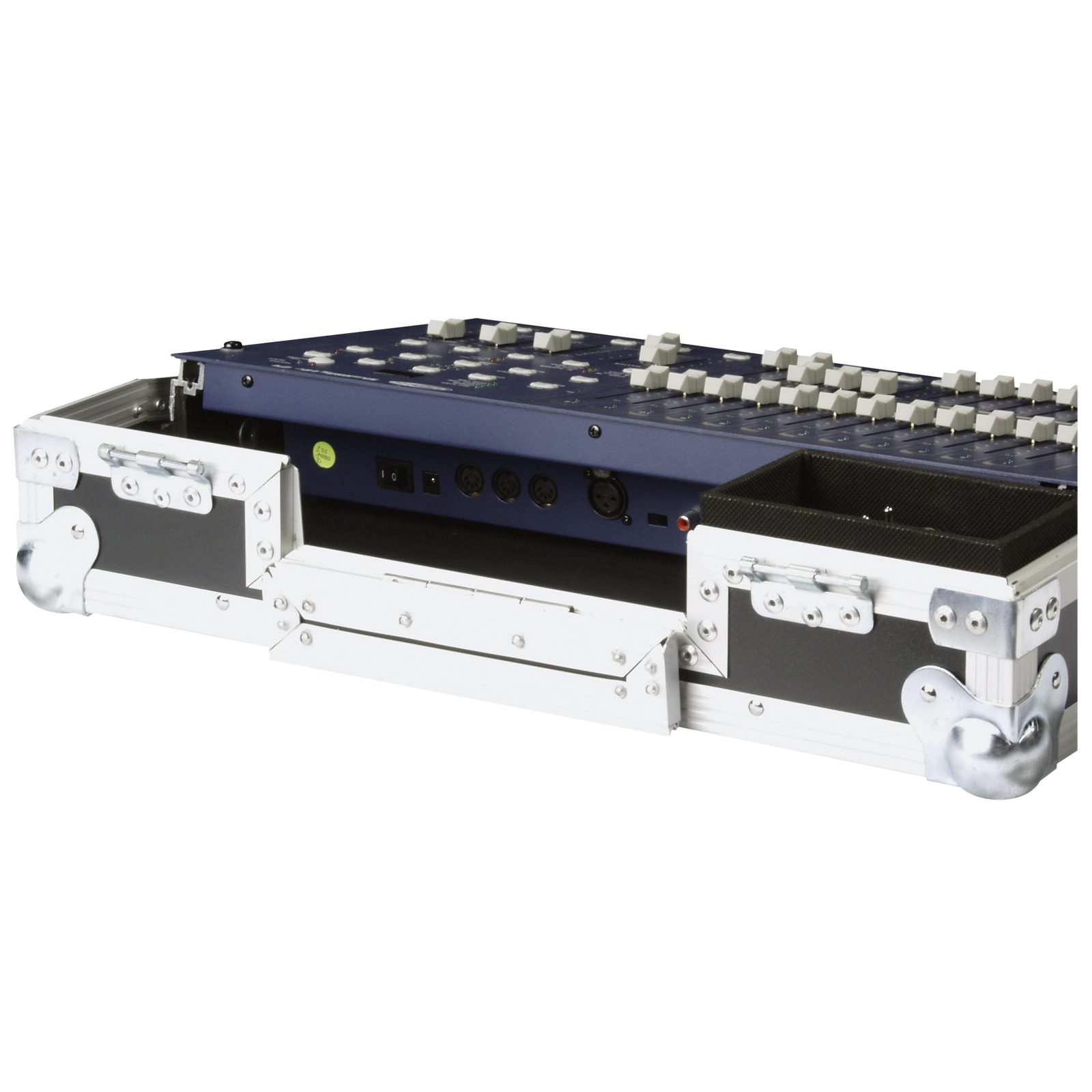 Case for Light Controller 6U with accessory compartment - Showtec D7401