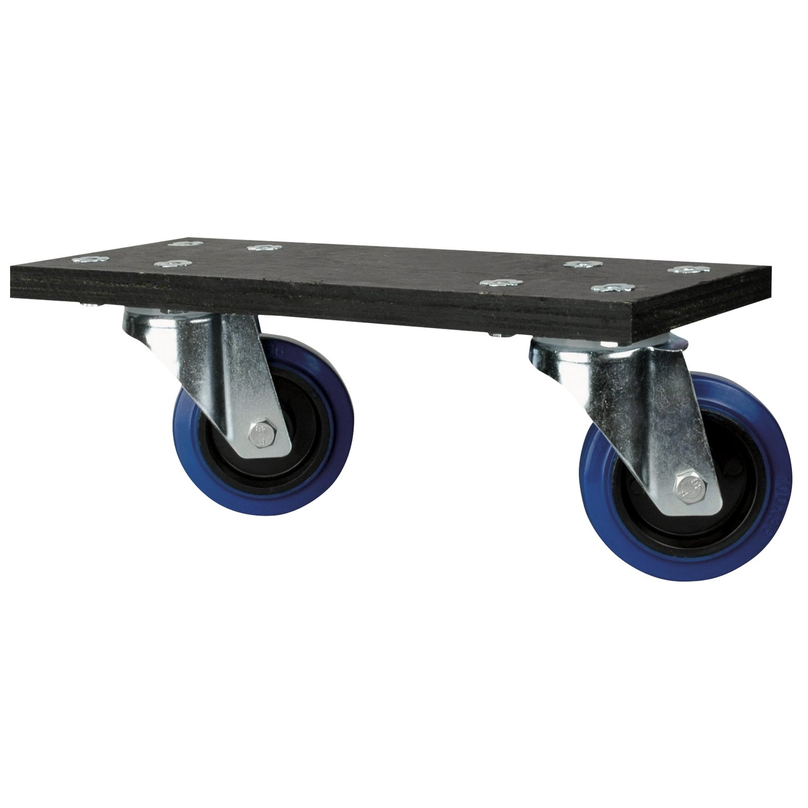 Set di ruote per stack cases, 4 ruote girevoli senza freno 100mm - Showgear D7429B