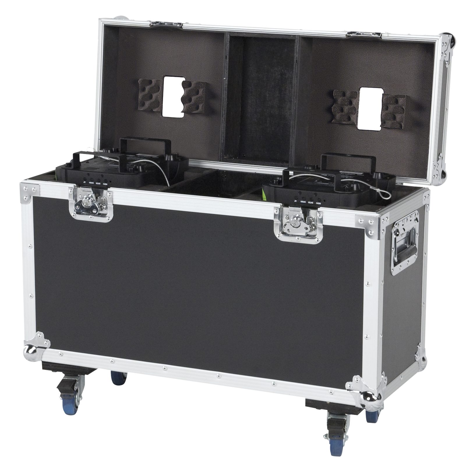 Case per 2x Phantom 65 con vano accessori - Showtec D7495B