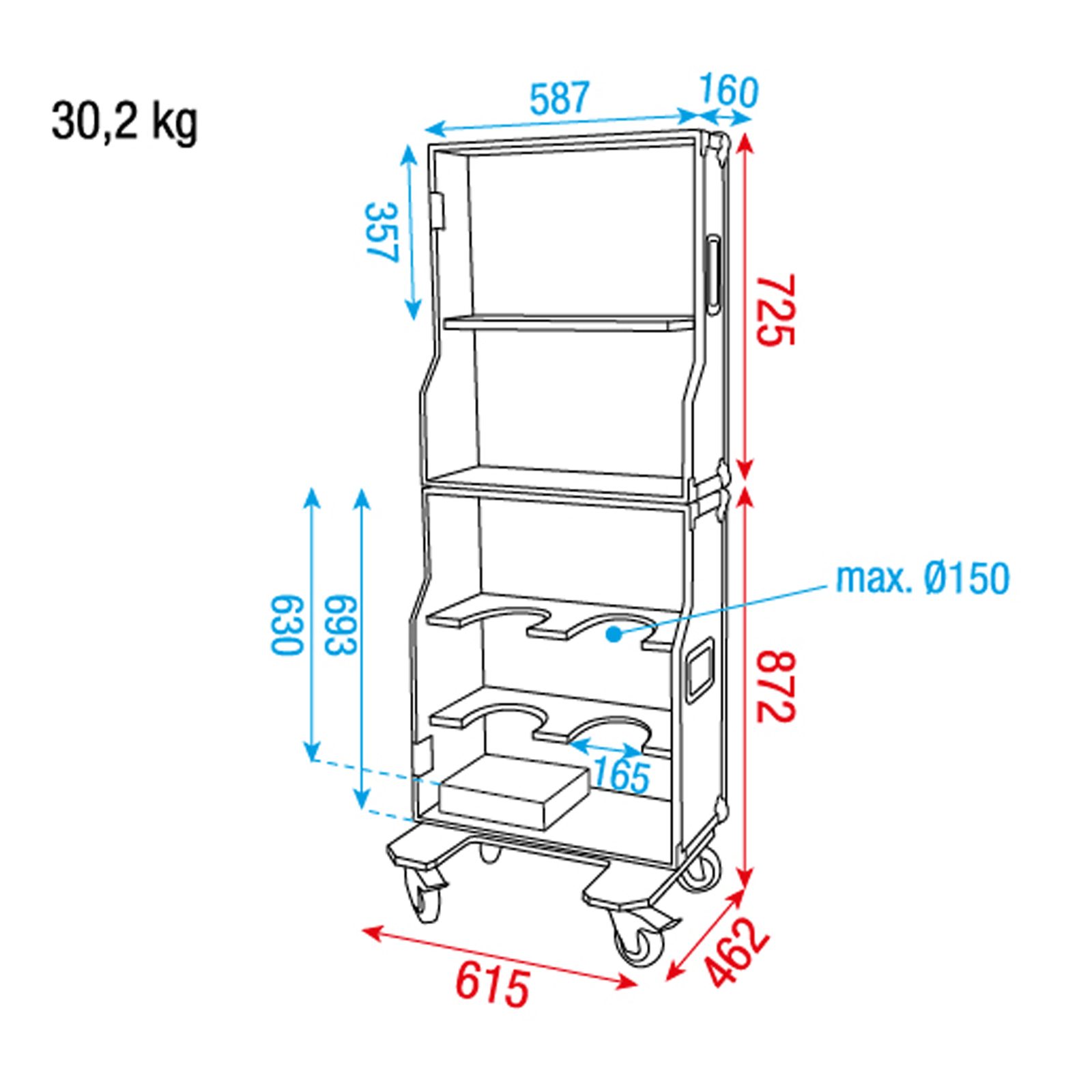 Case di emergenza con tagli per estintori - Showgear D7518
